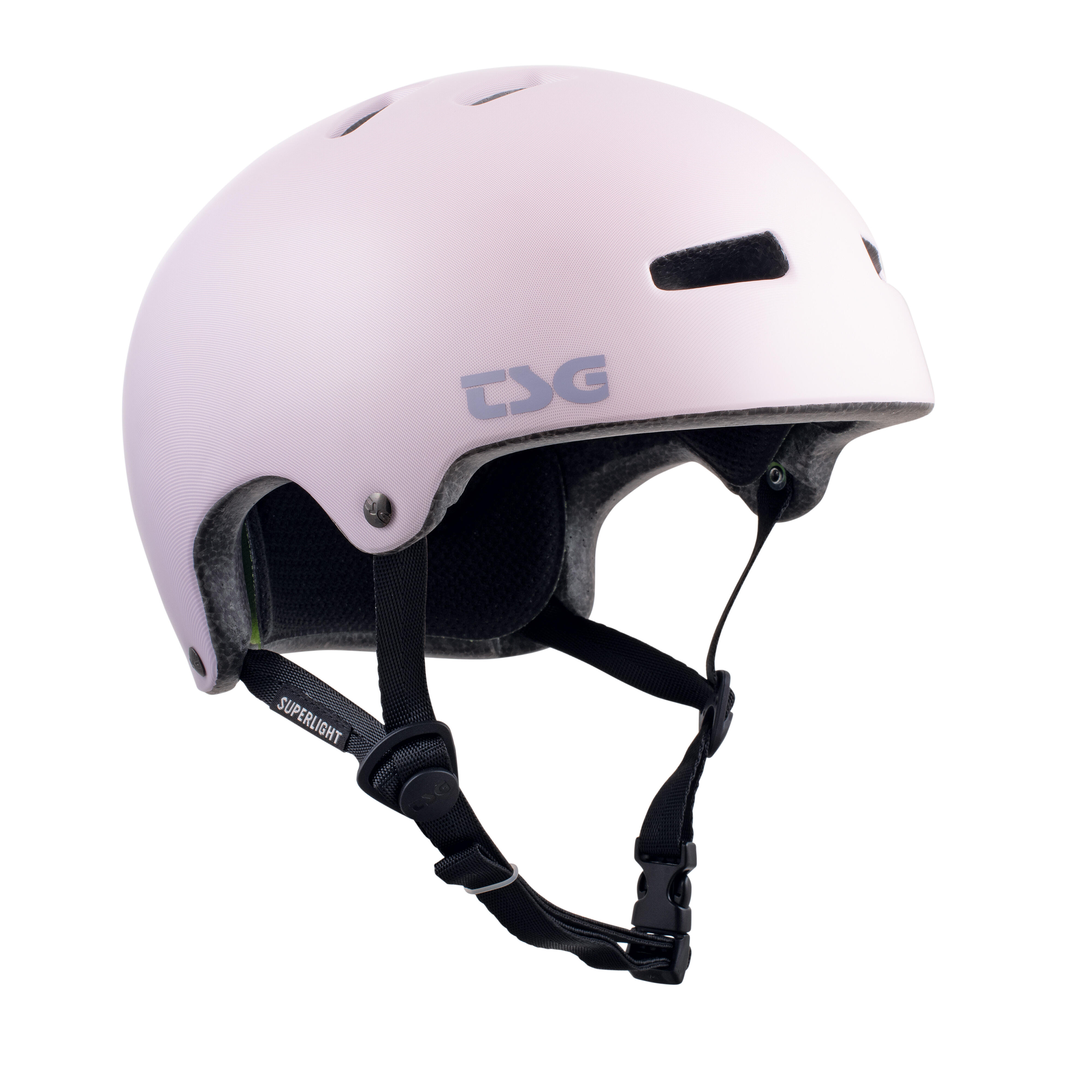 Kask - Superlekki, graficzny, jasnofioletowy, gradientowy - S/M -