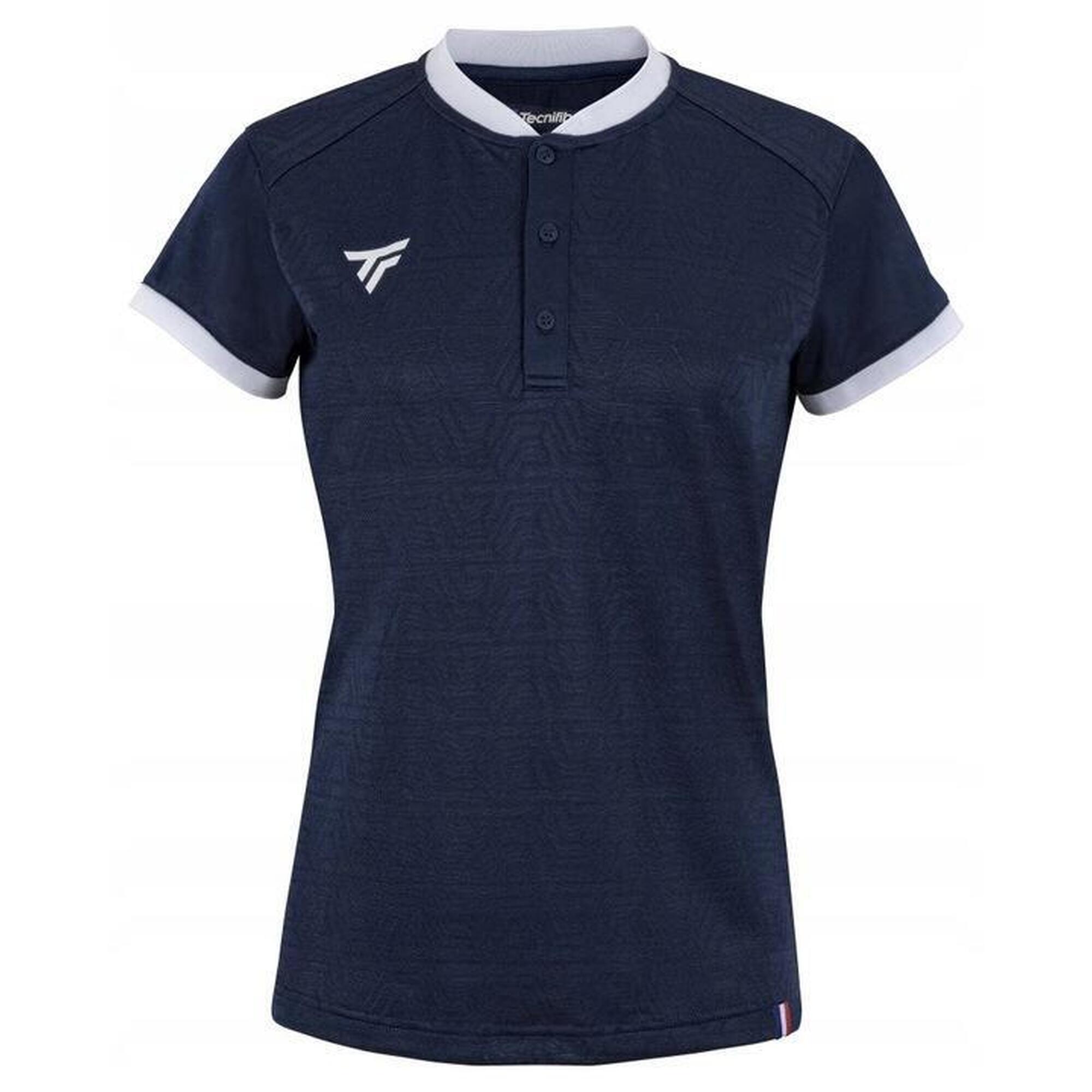 Koszulka polo tenisowa dziecięca Tecnifibre Team Mesh Polo
