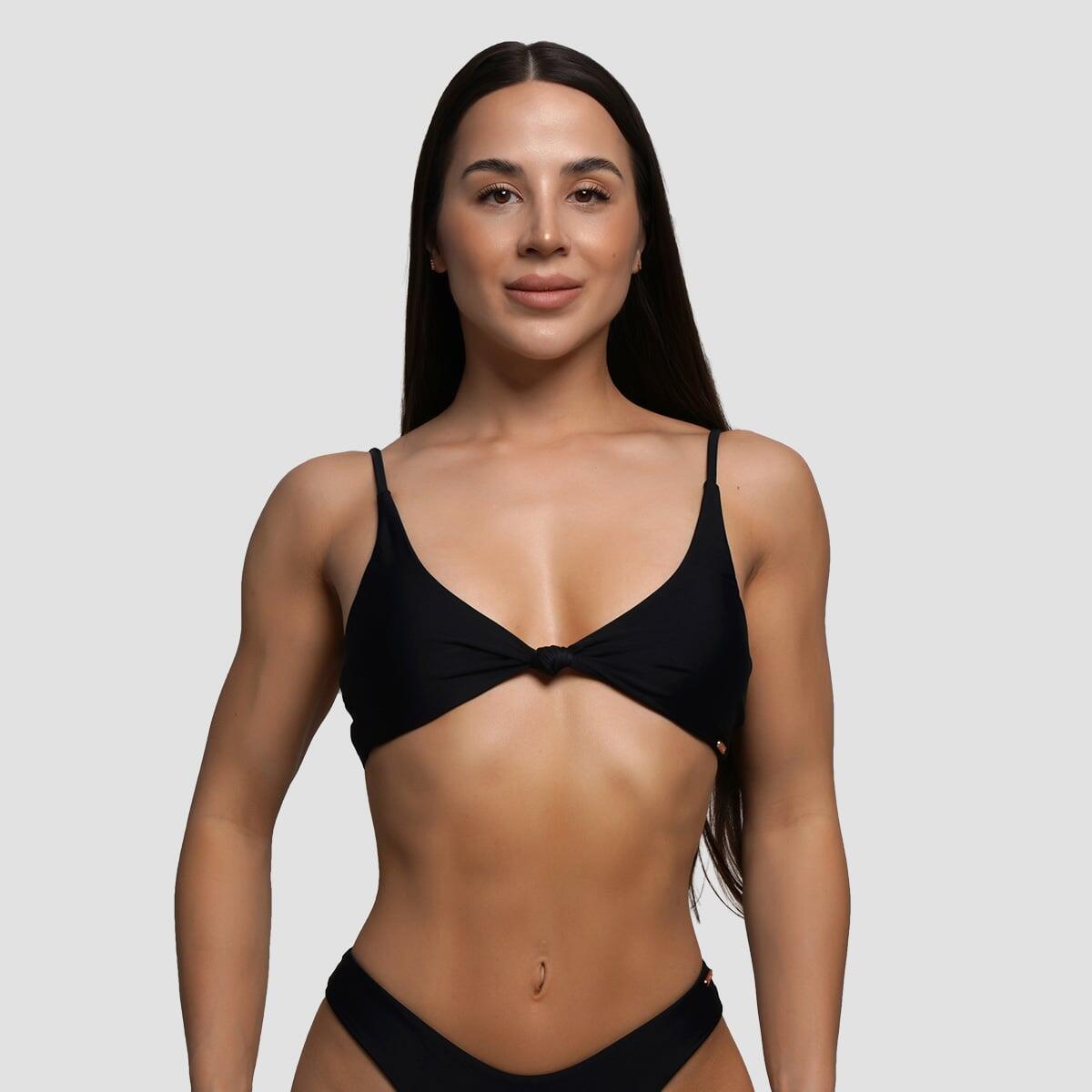 Góra od bikini damska pływanie bez fiszbin czarna CURACAO