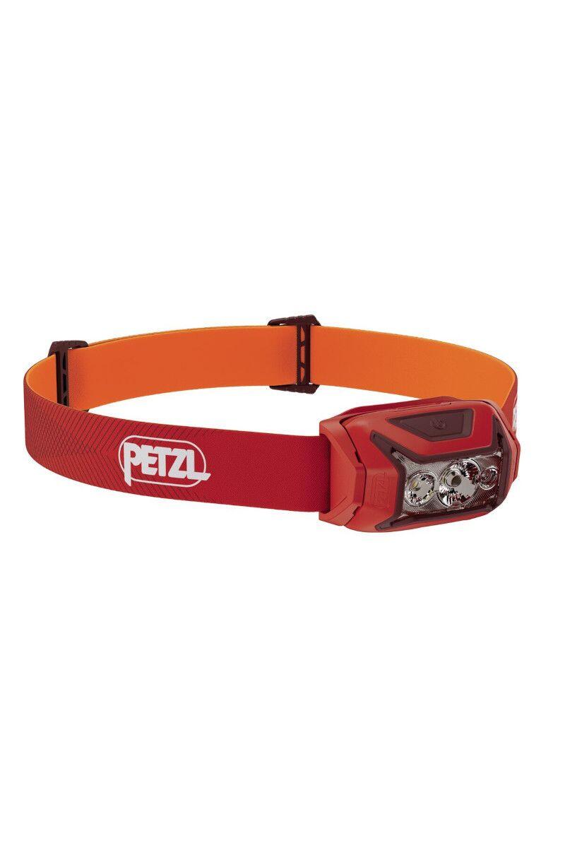 Czołówka PETZL Actik Czerwona hybrydowa 450 lumenów IPX4 regulowany pasek 98 g