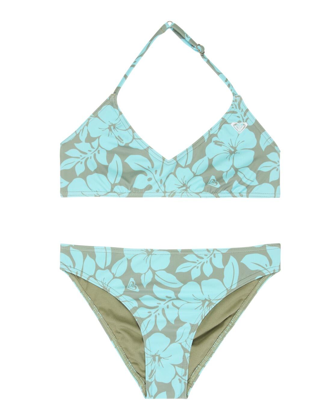 Zestaw trójkątny bikini dla Dziewczynki ROXY SPIRIT Zielony