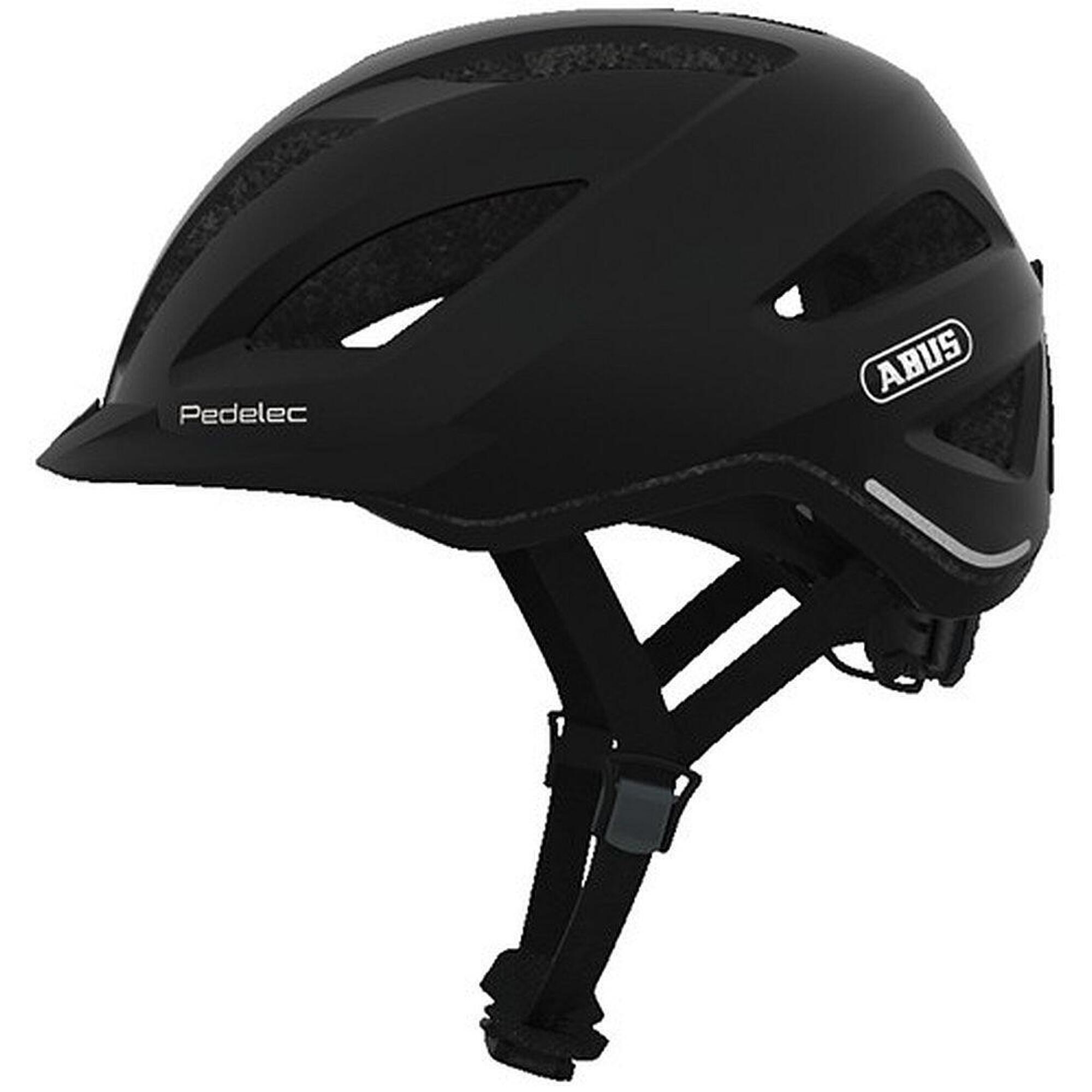 Kask rowerowy dla młodzieży i dorosłych „Pedelec 1.1”  czarny