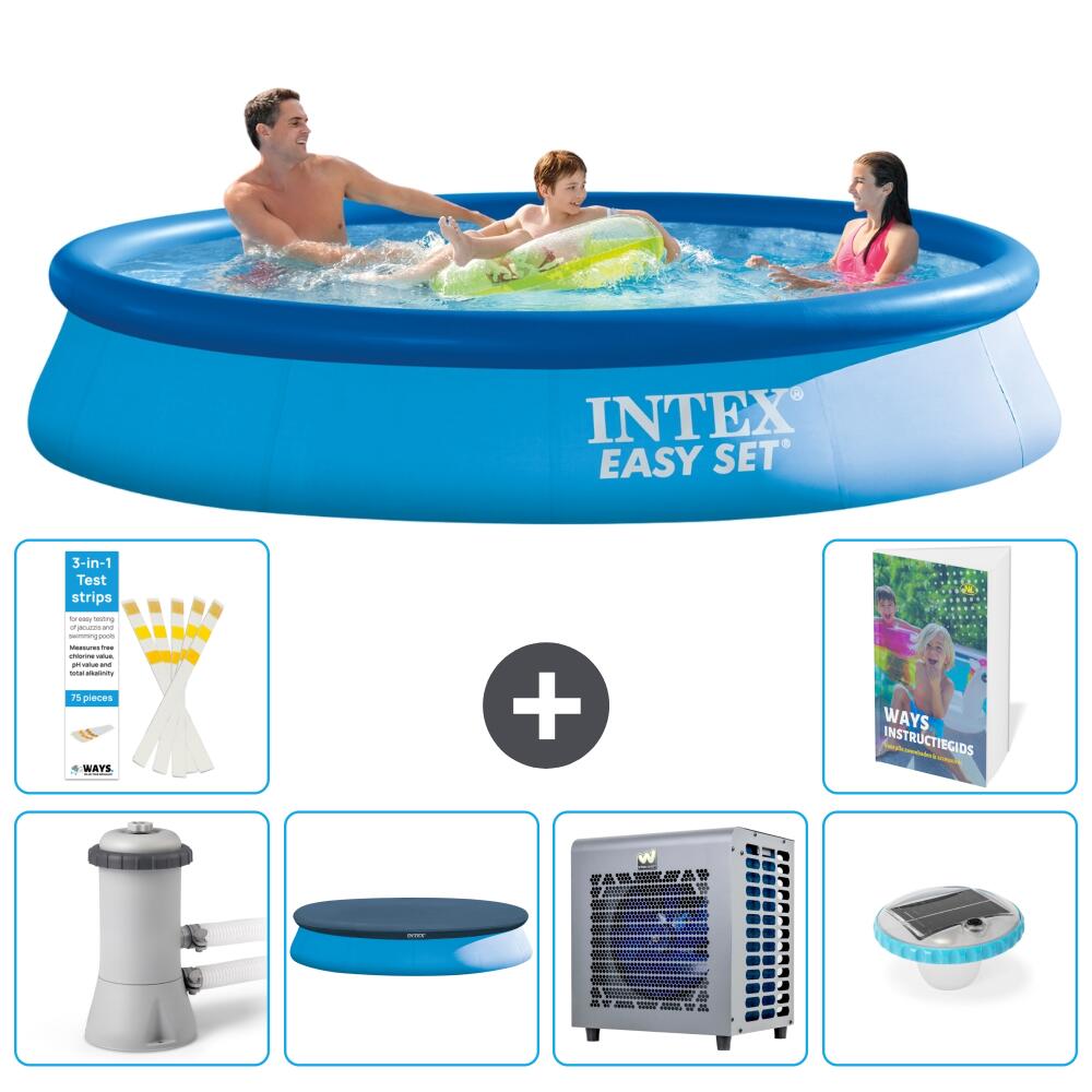 INTEX Basen Easy Set Okrągły - 366x76 cm - 7-częściowy S175