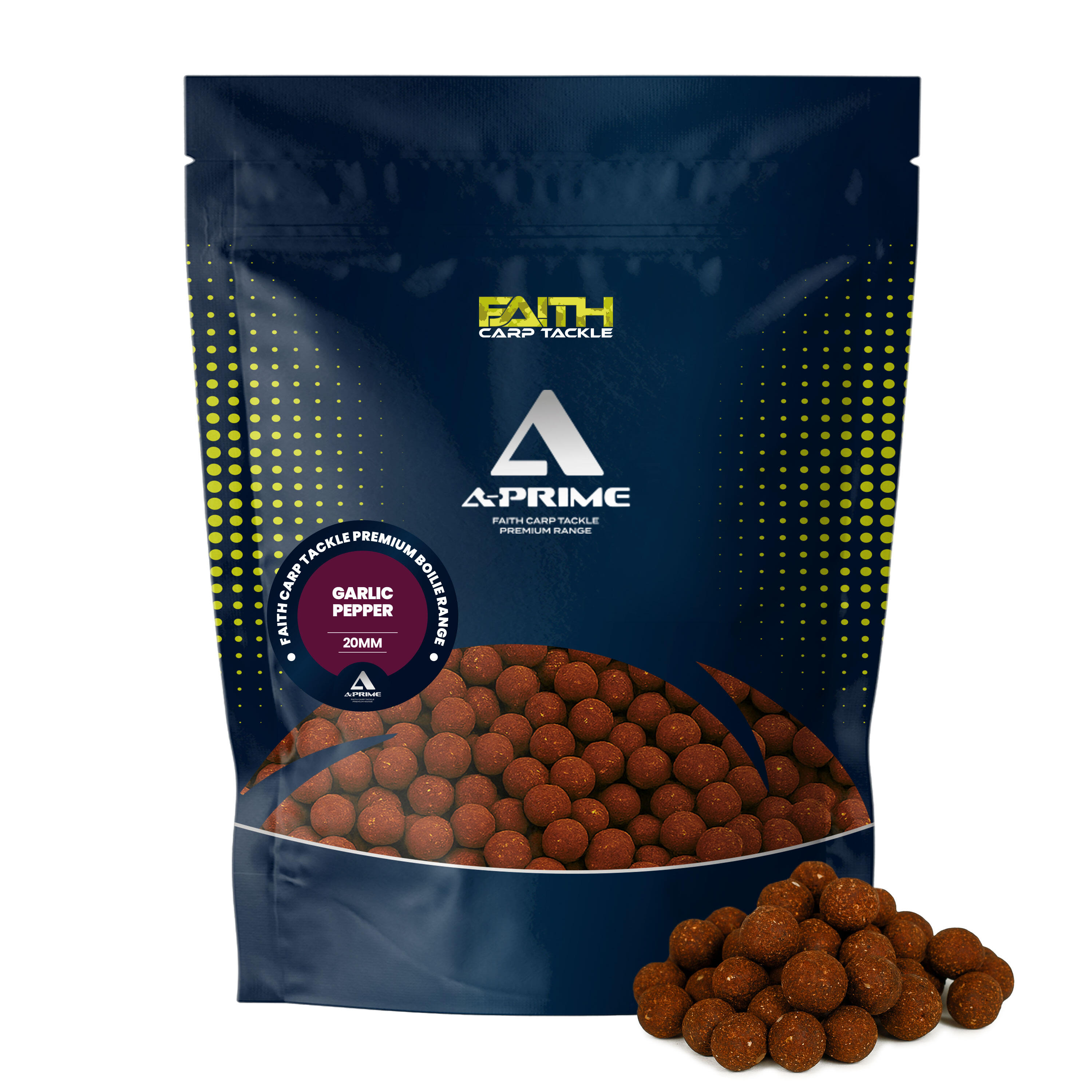 Boilie 5 kg 20 mm Garlic Pepper