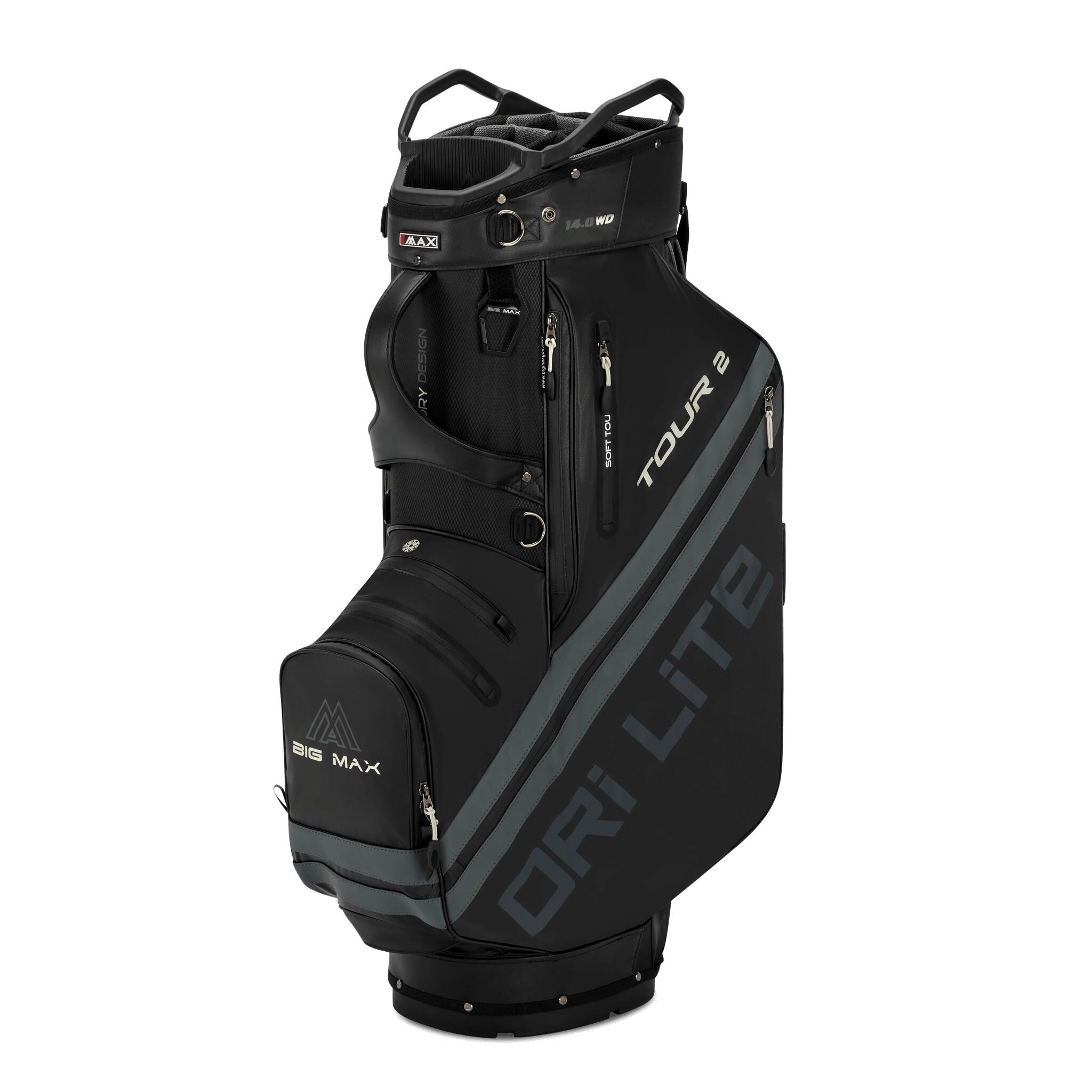 Torba golfowa BIG MAX Dri Lite Tour 2 – góra 10 cali – 14 drożny separator