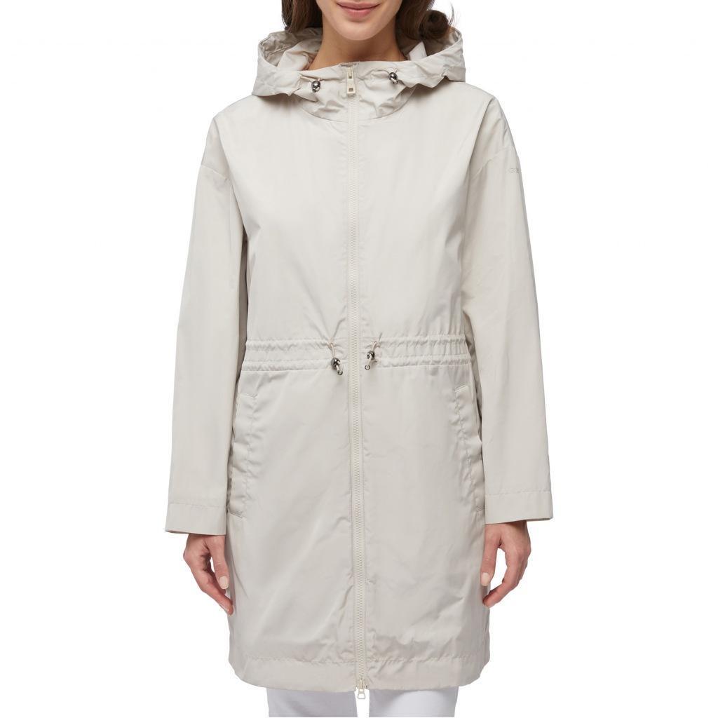 Kurtka GEOX W BULMYA LONG PARKA Biały