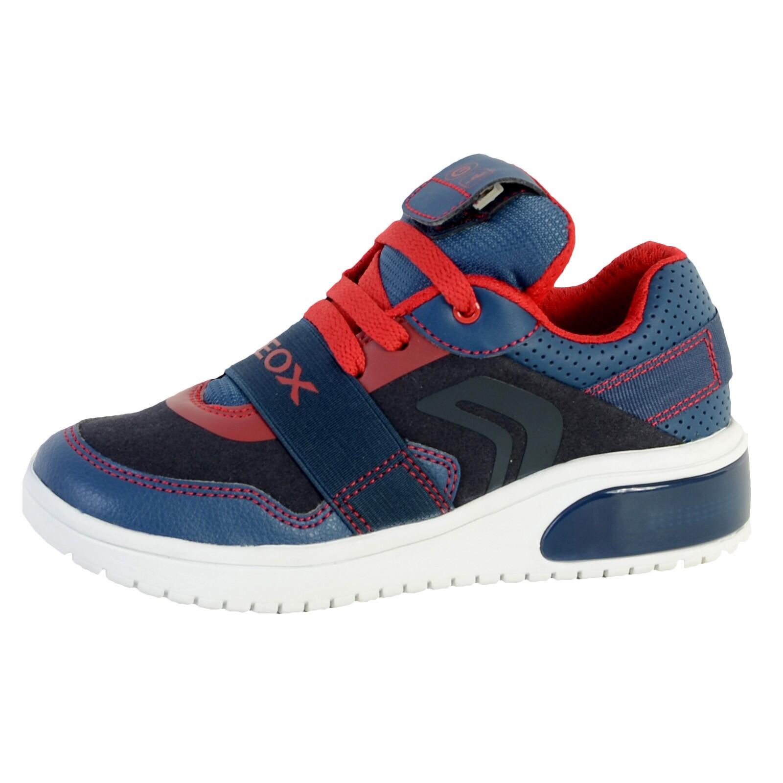 Buty Dziecięce Geox Jr Xled Sneaker Niebieskie