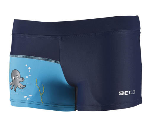 Kąpielówki typu boxer dla chłopca Beco granatowe.