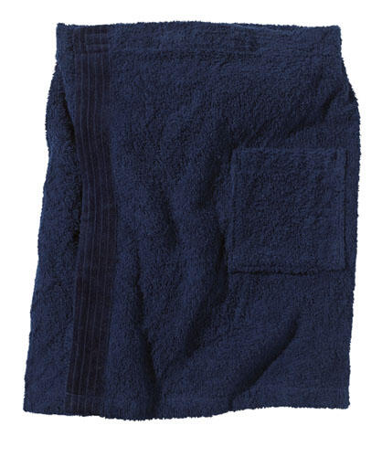 Kilt męski do sauny Beco, frotte 380 g/m², 54 cm, granatowy