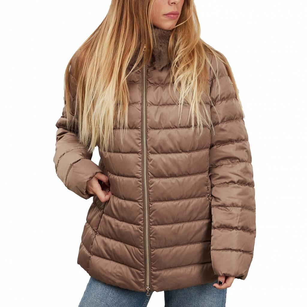 Kurtka GEOX BETTANIE MID JKT Brązowy
