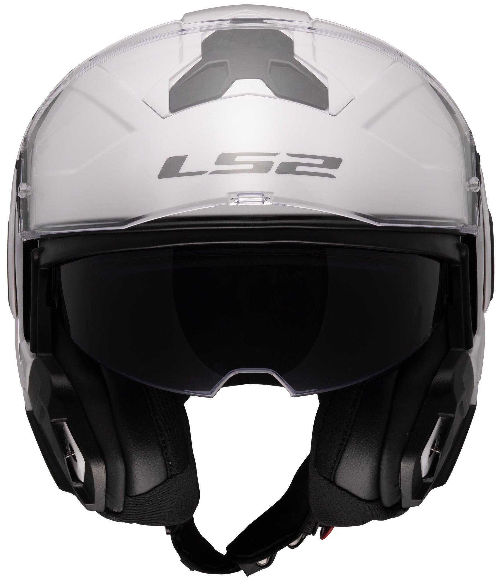 LS2 FF910 Advant II kask otwierany L biały