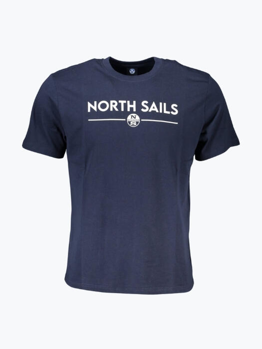 Koszulka męska North Sails z bawełny, Regular fit, granatowa