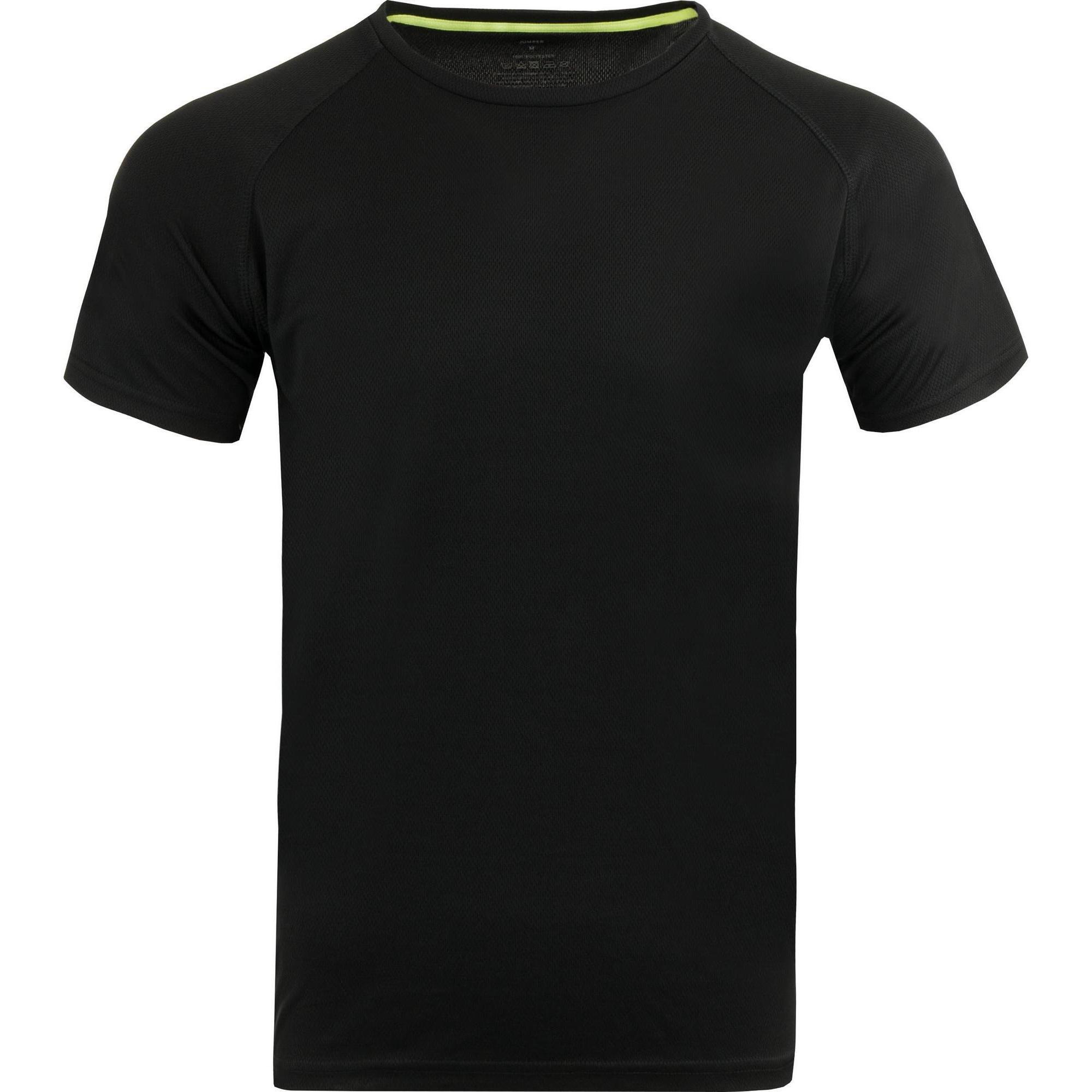 Czarna Koszulka Sportowa dla Mężczyzn 2XL - Oddychająca i Szybkoschnąca