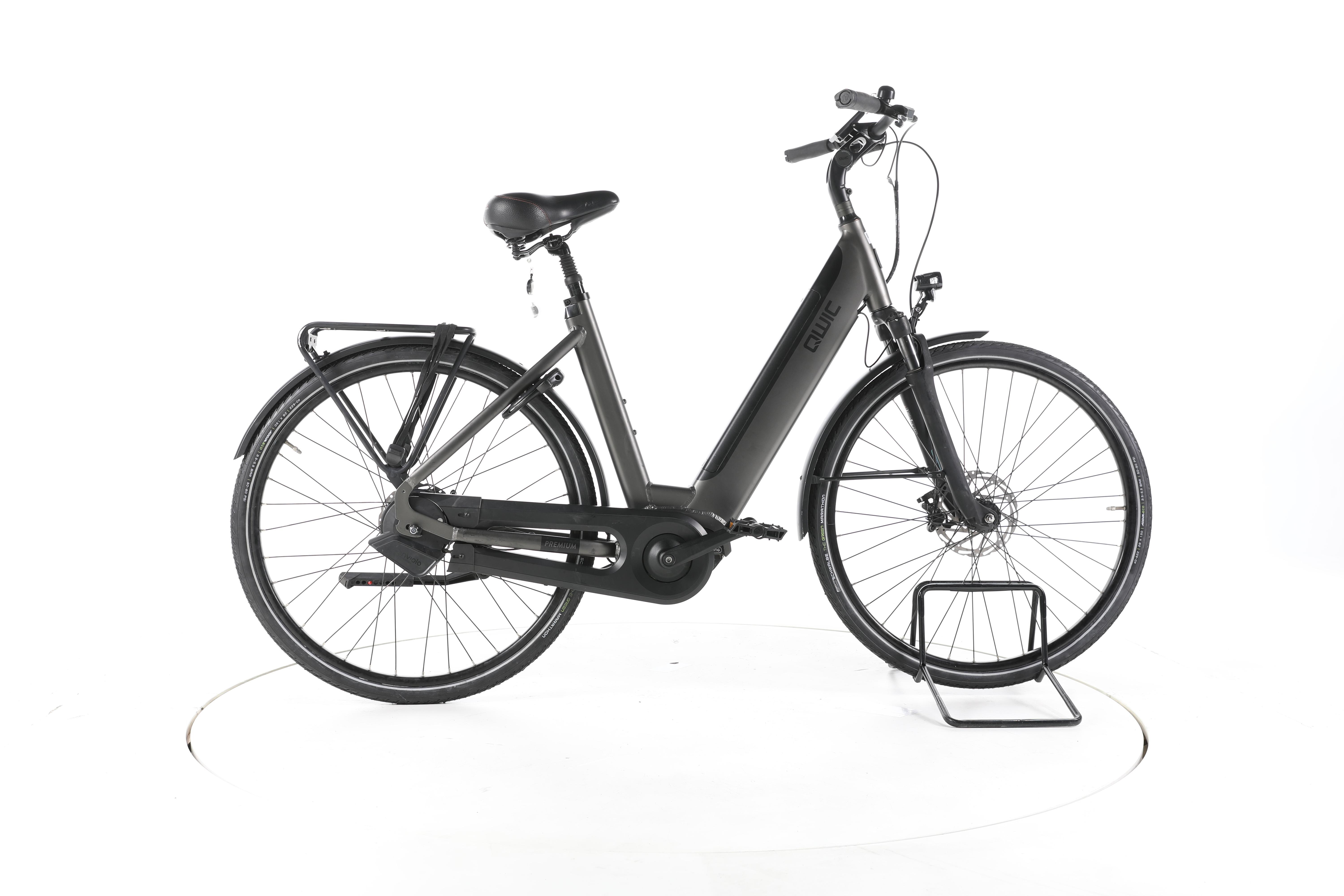 Second Life - QWIC Premium i MN7.2 City E-Bike Niska rama - Bardzo dobry stan