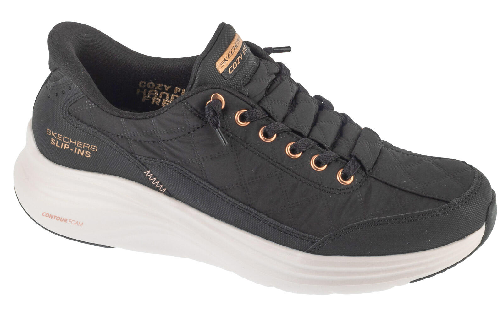 Buty sportowe Sneakersy damskie, Slip-ins: Contour Foam - Golden Hour