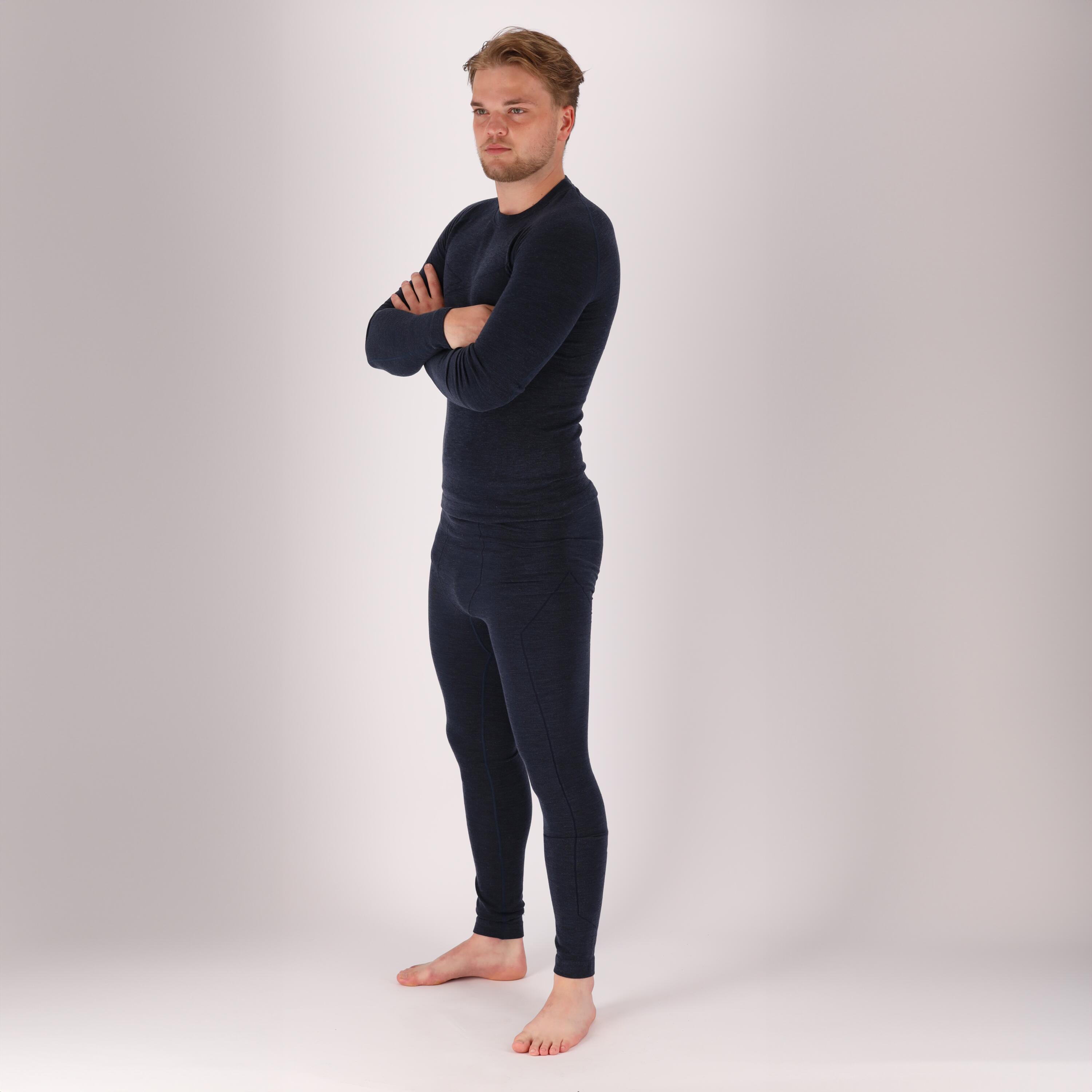 Spodnie termoaktywne męskie - Granatowe - 2 sztuki