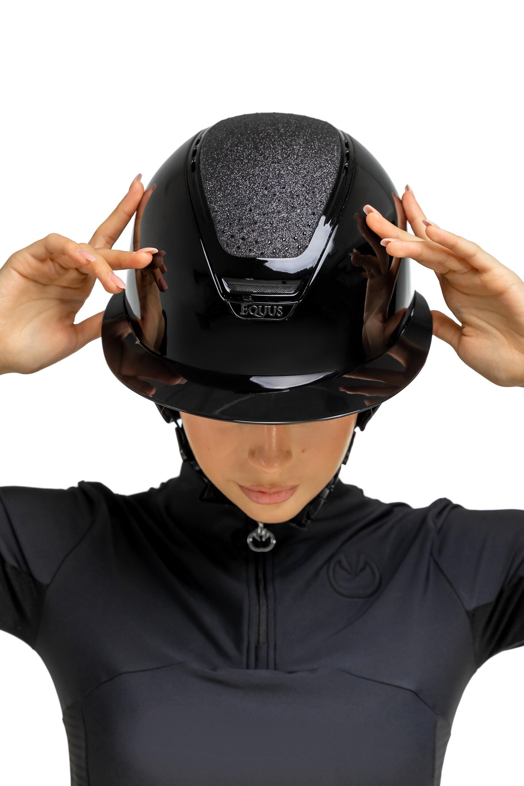 Kask jeździecki Diamond Touch szeroki daszek