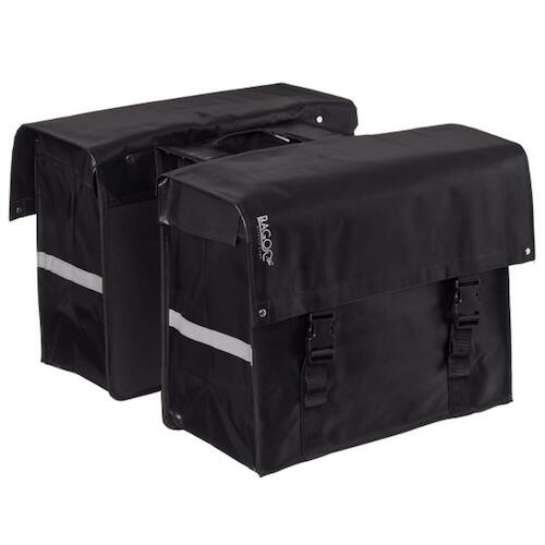 Tormino Bagoo podwójna torba rowerowa 58L czarna (bisonyl)