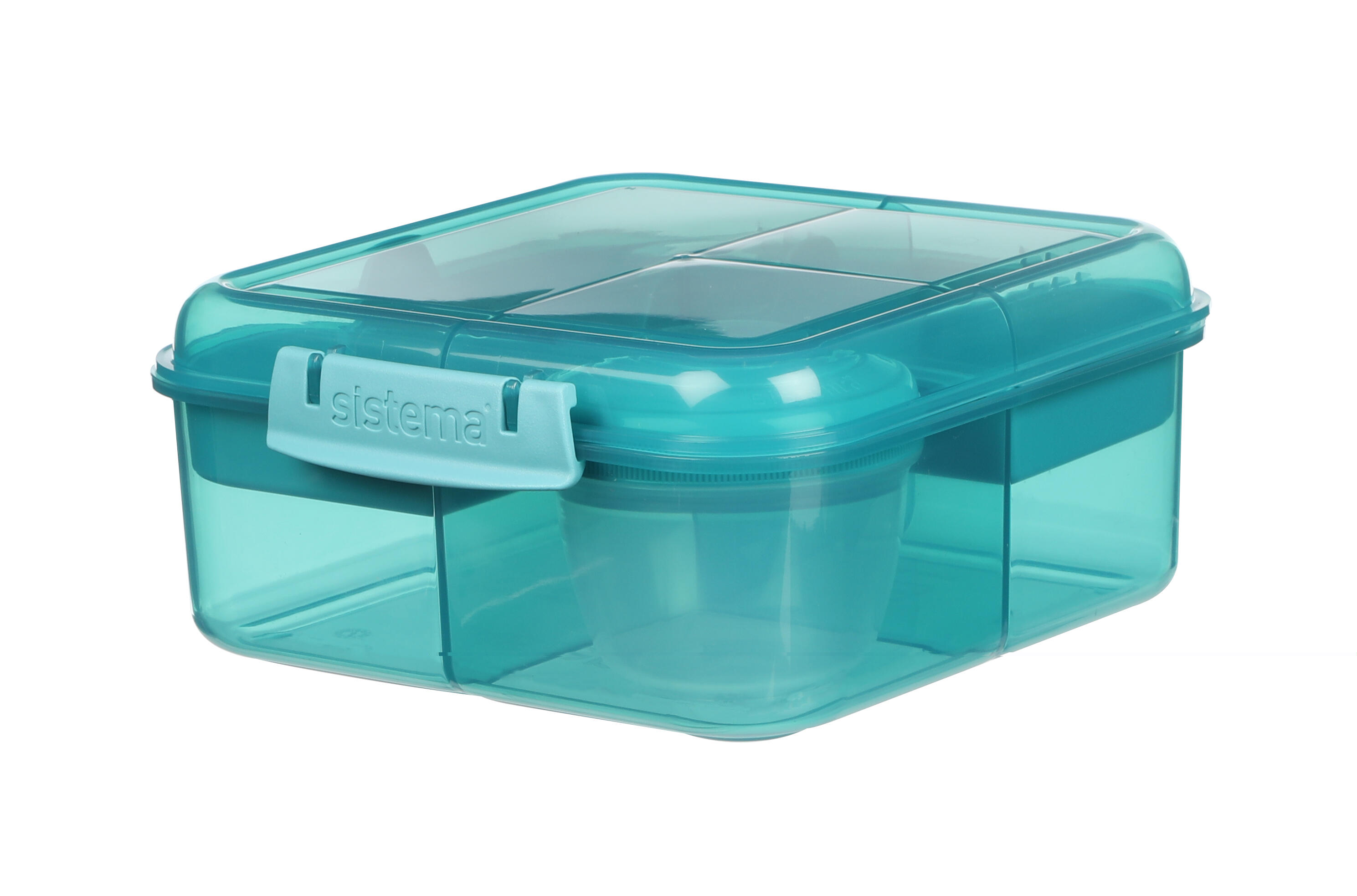 Dzielony pojemnik Ocean Bound Bento Cube z pojemnikiem na dip 1,25 l
