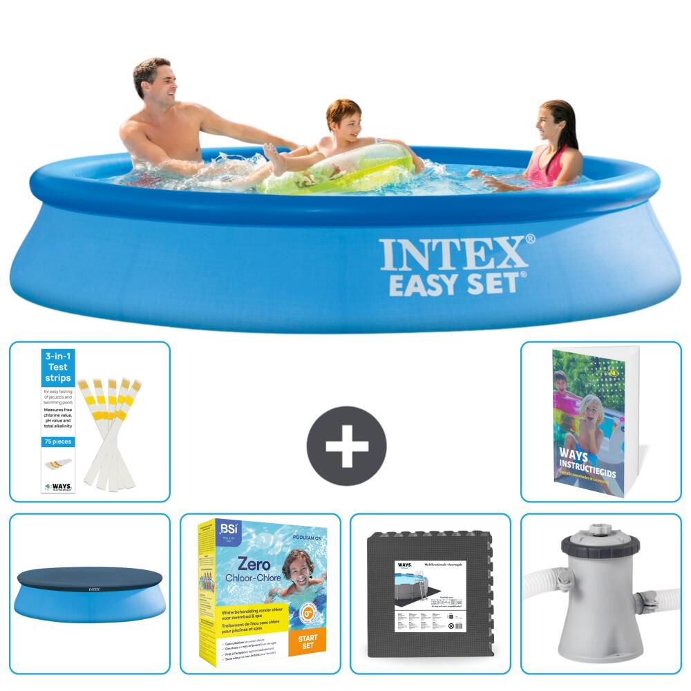 INTEX Basen Easy Set Okrągły - 305x61 cm - 7-częściowy S85