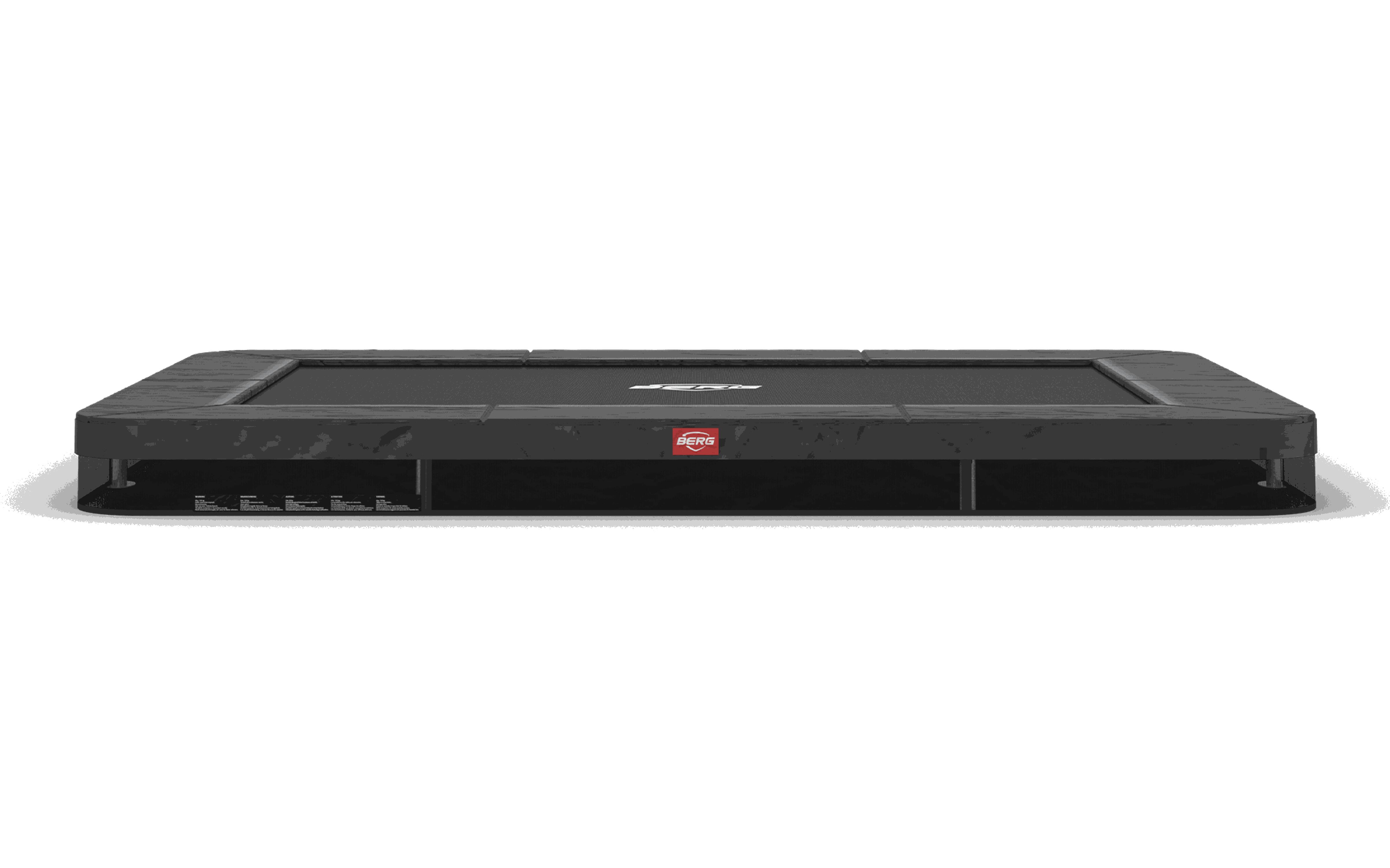 Trampolina 330x220, Ultim Favorit InGround 330 Szary