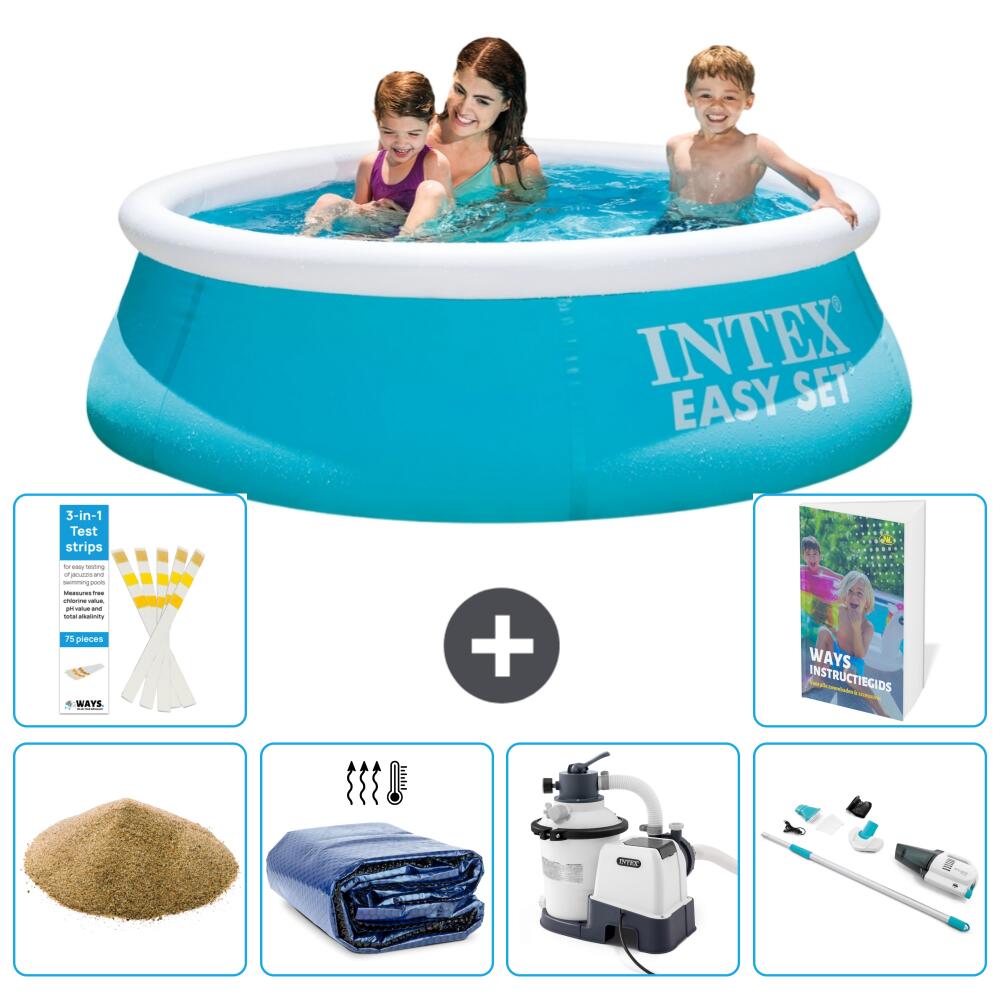 INTEX Basen Easy Set Okrągły - 183x51 cm - 7-częściowy S89