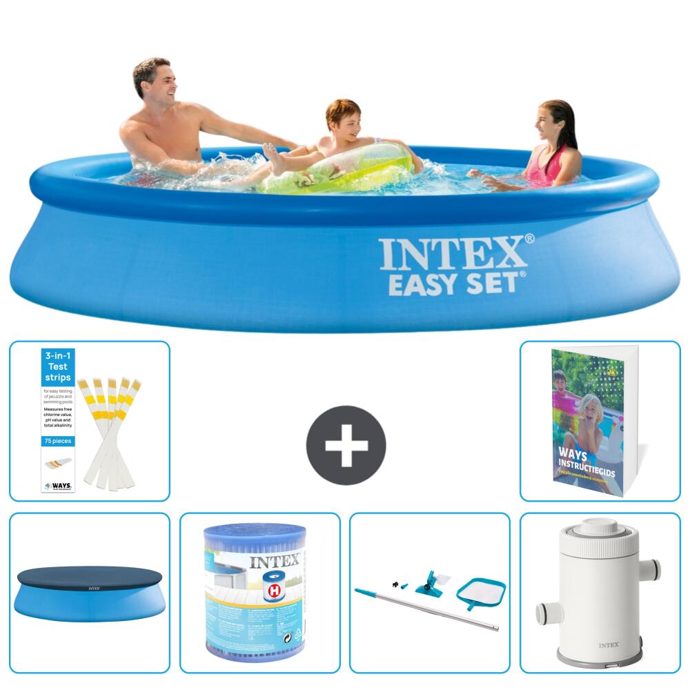 INTEX Basen Easy Set Okrągły - 305x61 cm - 7-częściowy S130