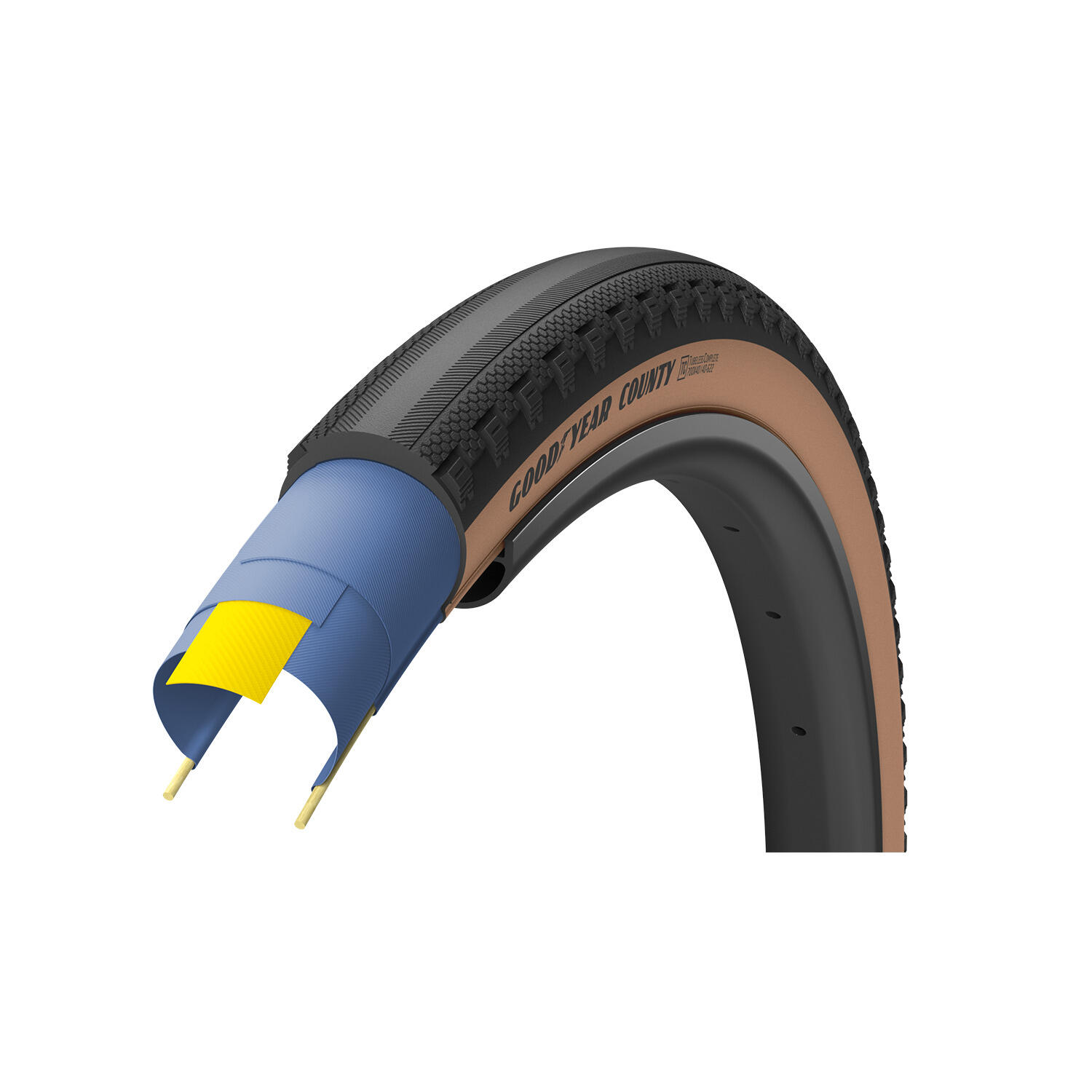 Opona Goodyear County Ultimate Tubeless complete