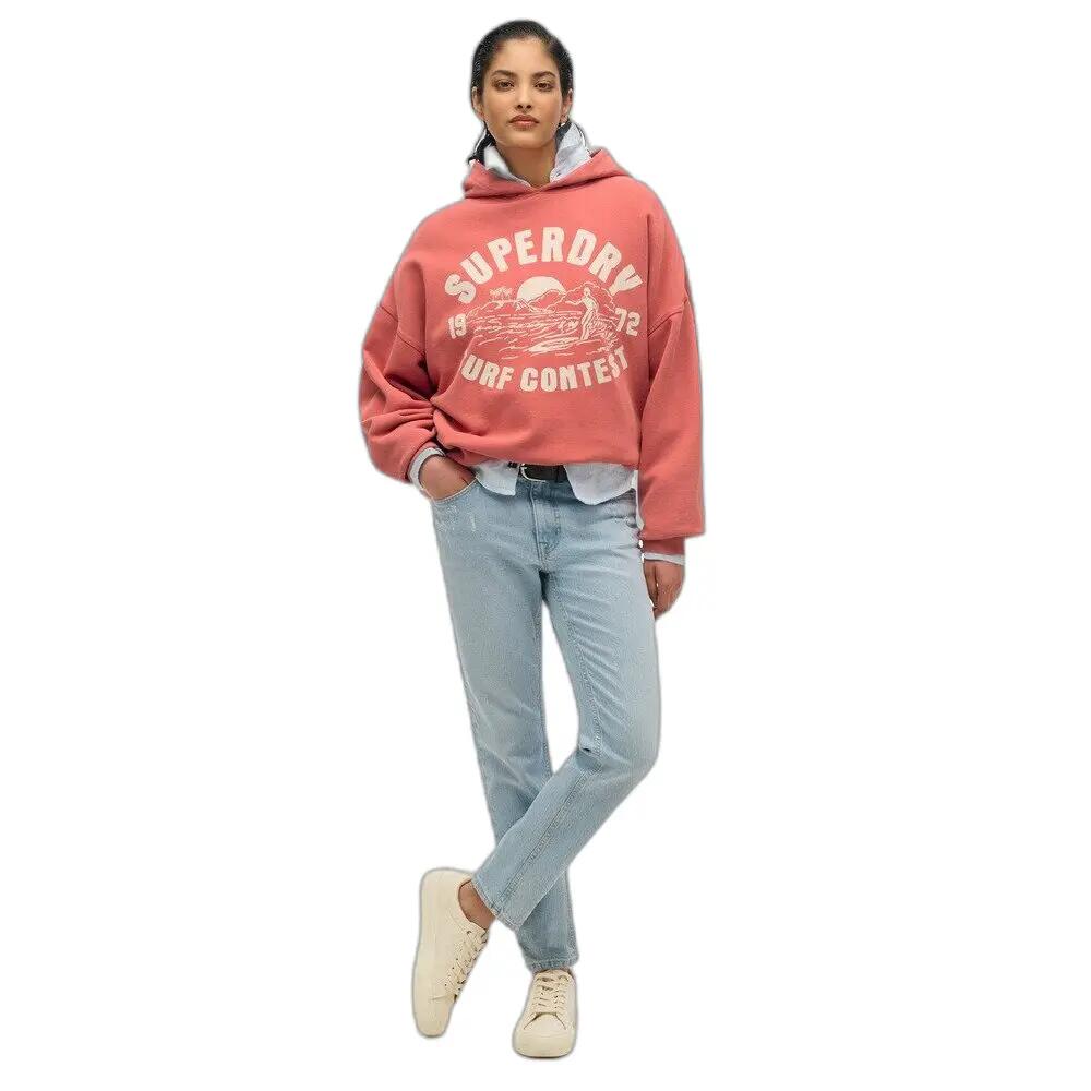 Damska bluza oversize z kapturem Superdry Lo-Fi