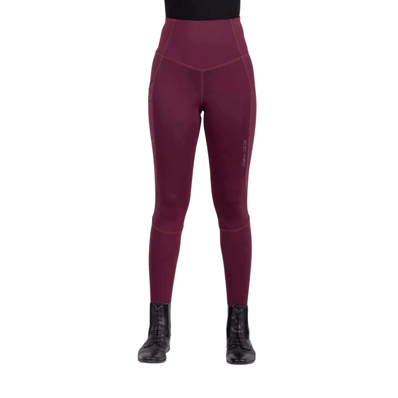 Damskie legginsy jeździeckie z pełną przyczepnością Euro-Star Breez Summer