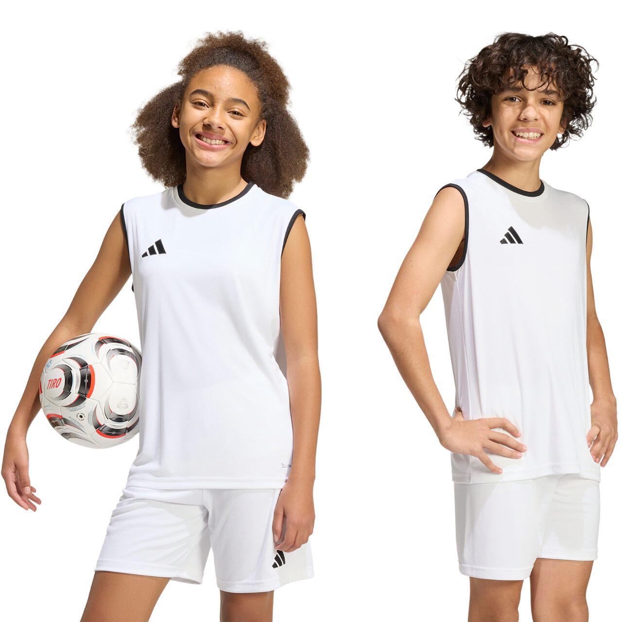 Koszulka dziecięca adidas Entrada 26 Sleeveless Jersey