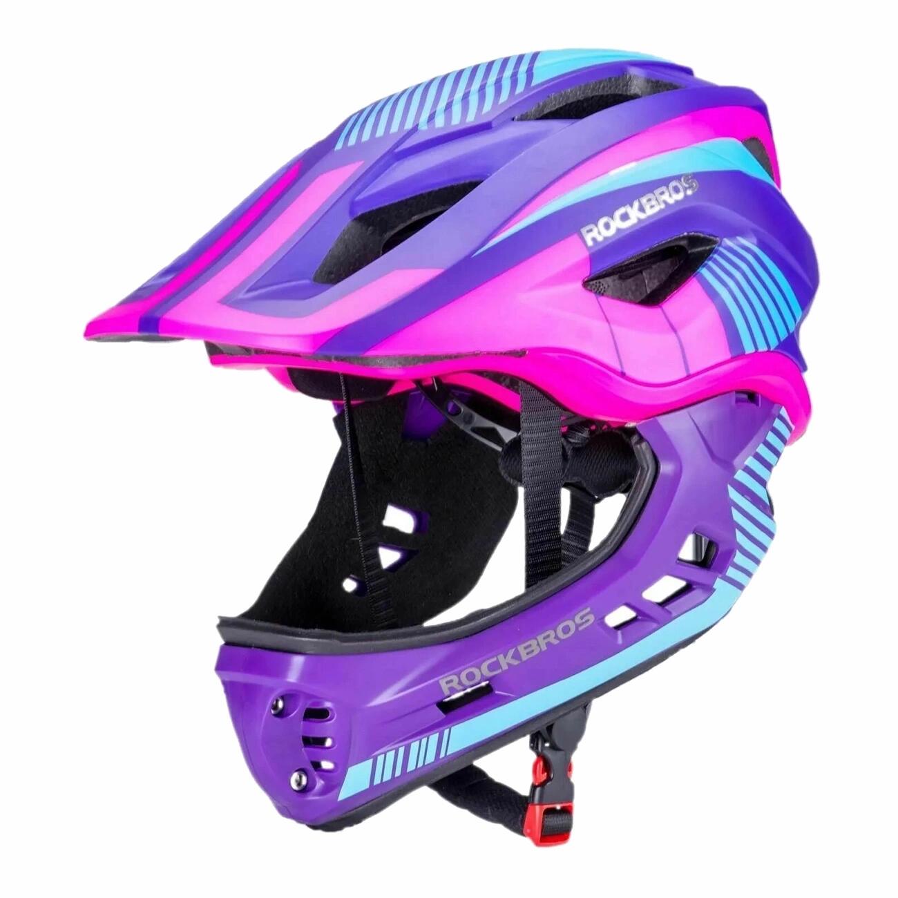 Kask rowerowy dla dzieci z odpinanym podbródkiem