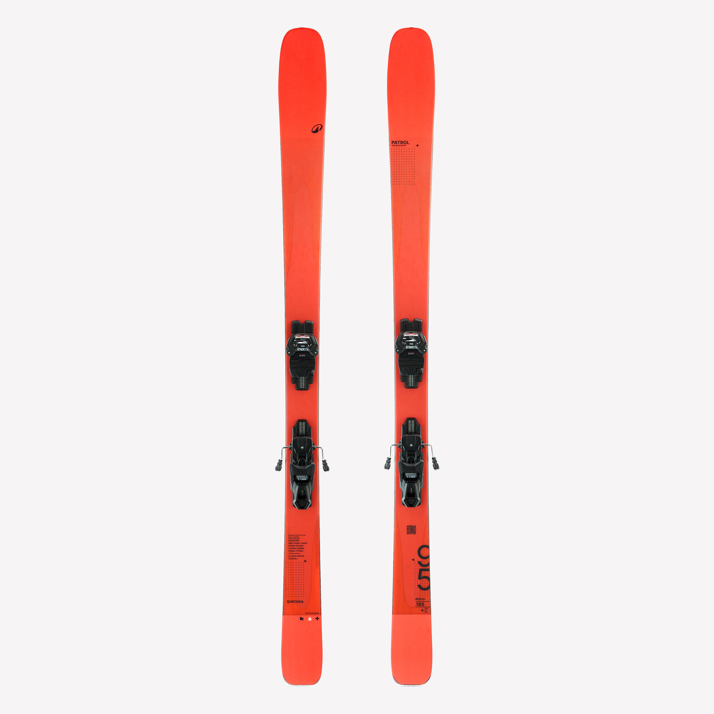 Narty all mountain Wedze Patrol 95 Ti z wiązaniami
