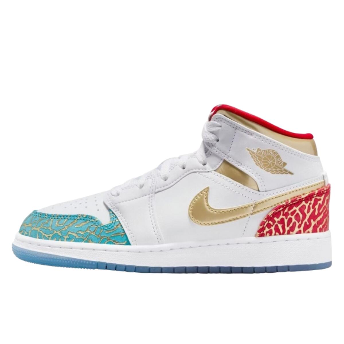 Buty do chodzenia dla dorosłych Air Jordan 1 Mid UNC to Chicago