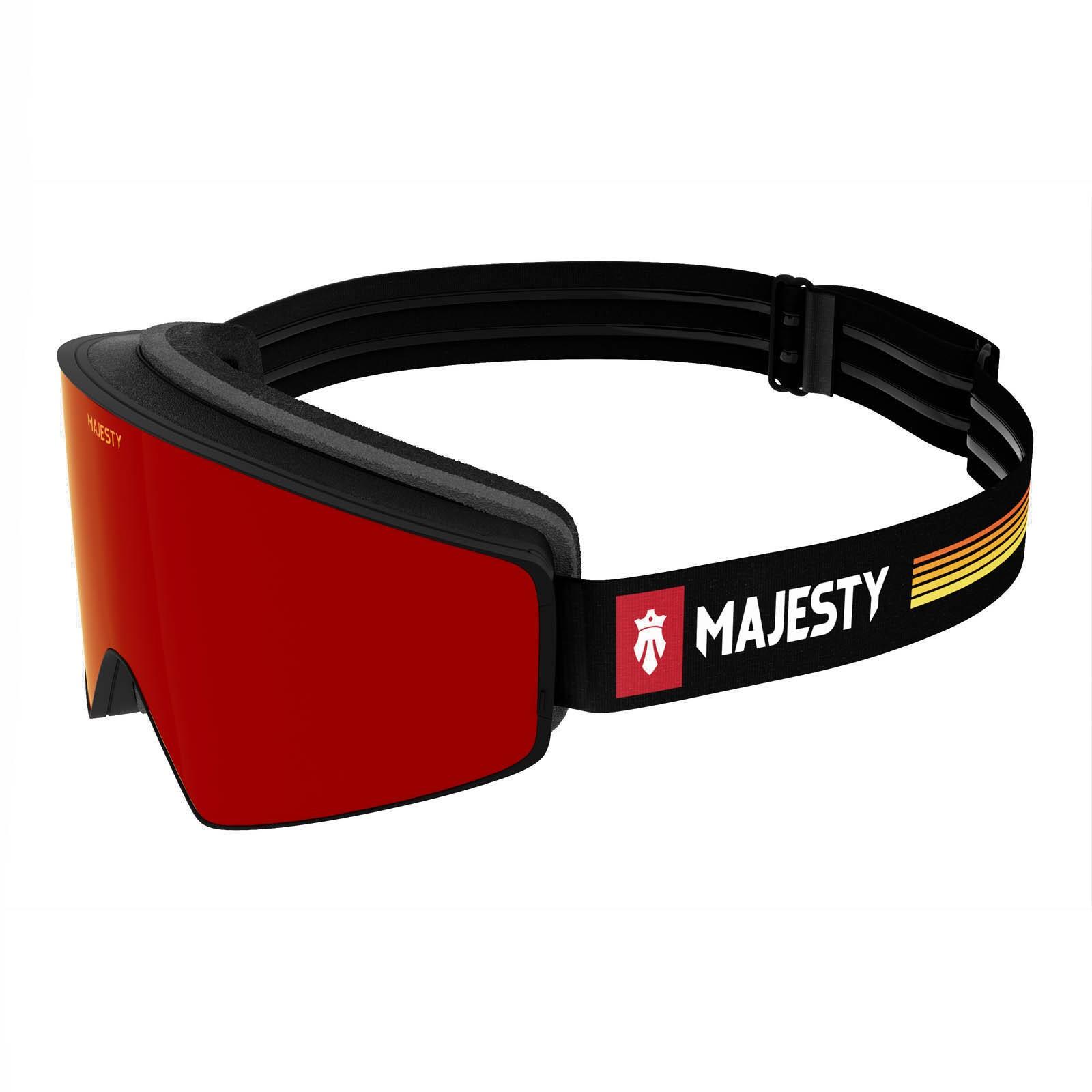 Gogle MAJESTY Transition Snow goggles black/black/Citrine + fire opal lens