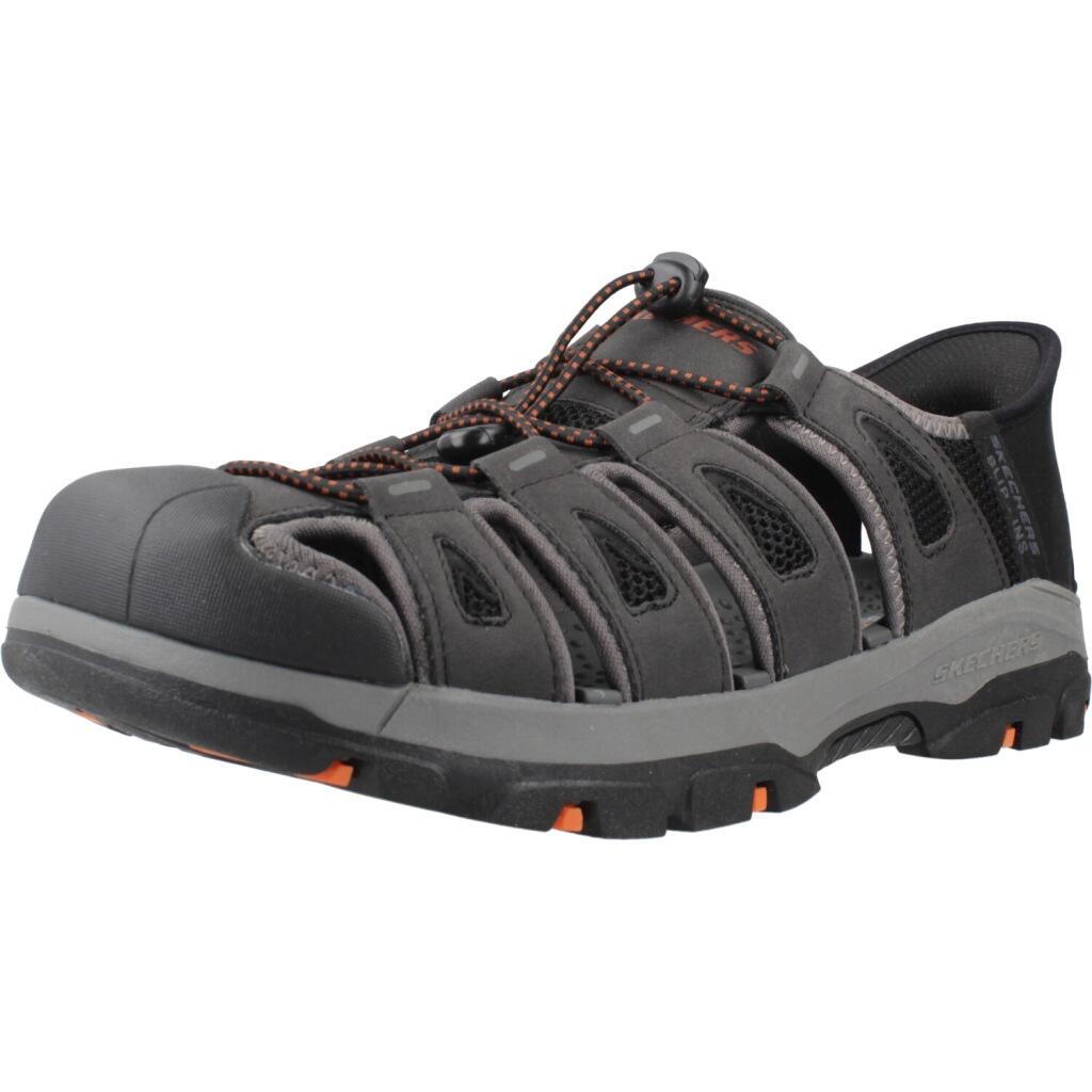 Sandały SKECHERS SLIP - INS TRESMEN NORVICK Czarny