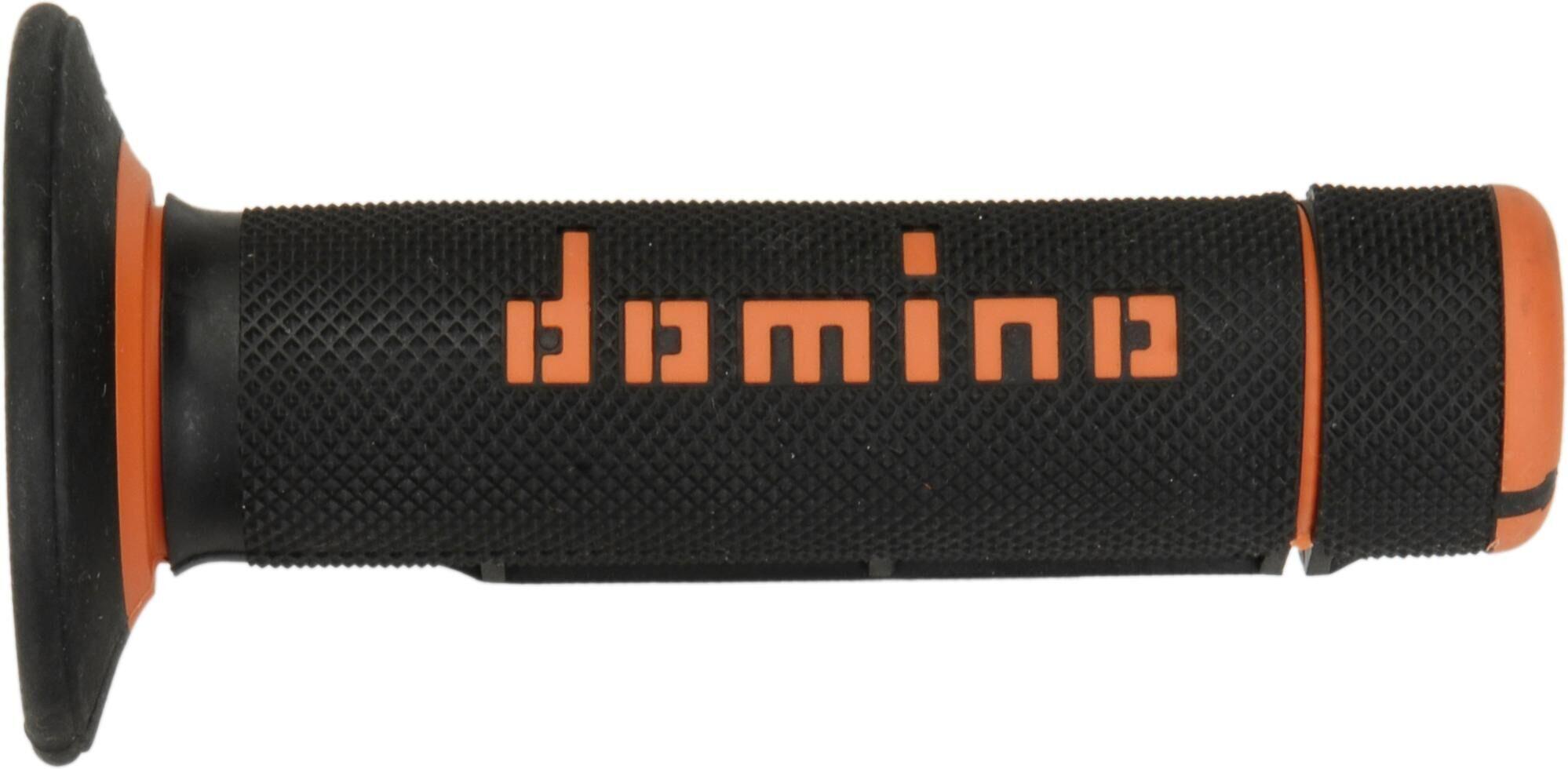 Czarne uchwyty rowerowe Domino Rubber grip a020 118mm