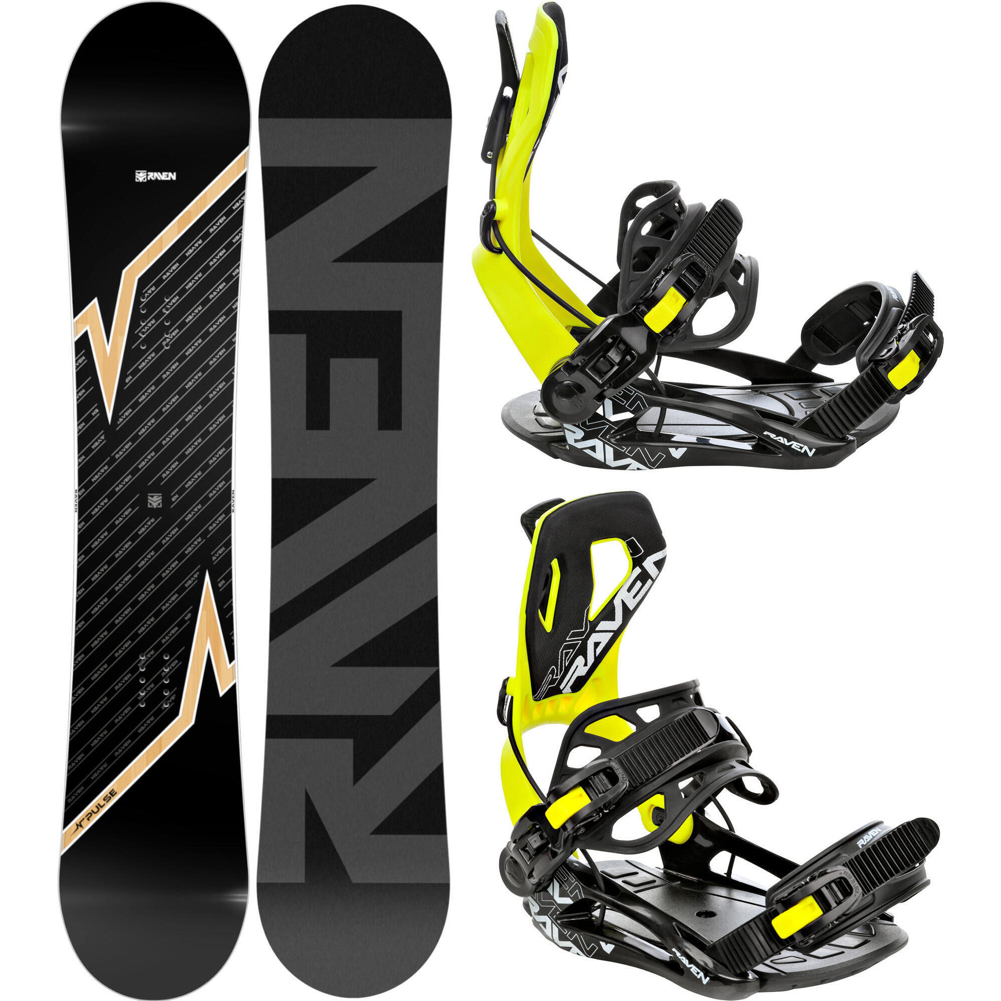 Zestaw Deska snowboardowa Raven Pulse + wiązania Raven FTM450