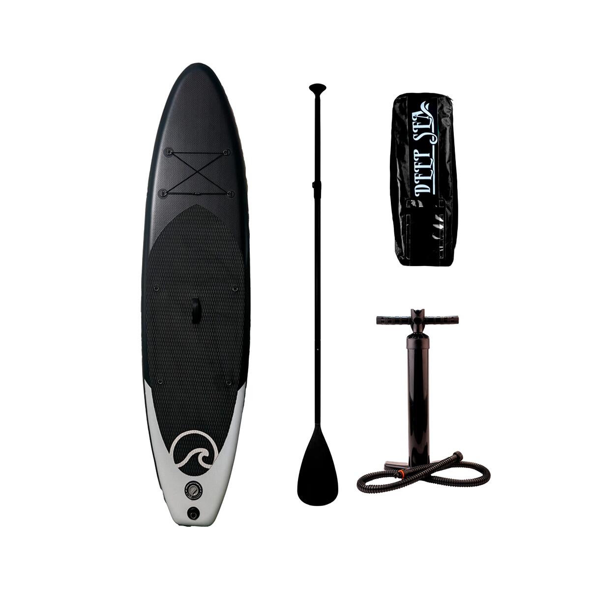 Zestaw Pro Deep Sea Deska SUP (300cm), czarny