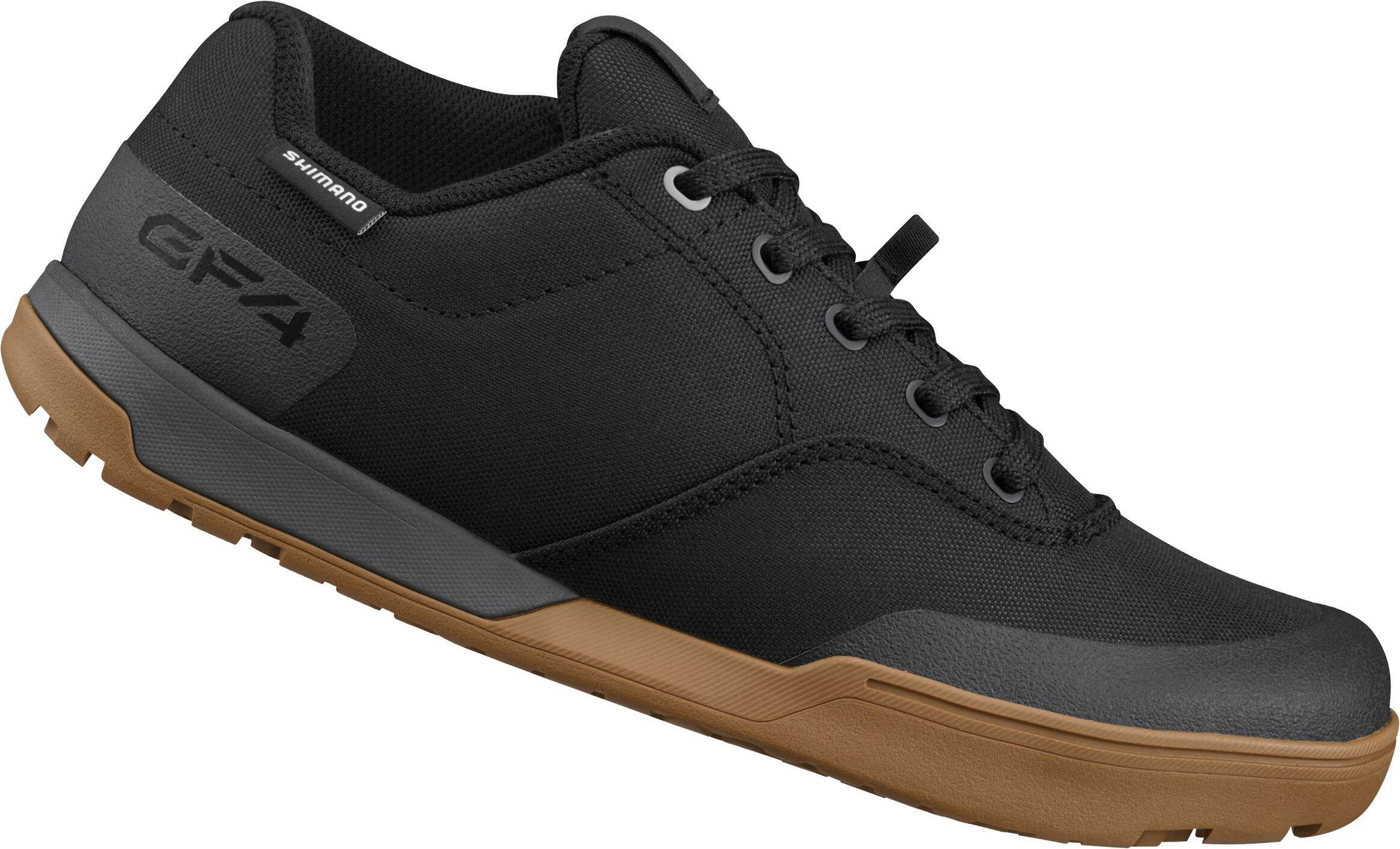 Buty rowerowe terenowe GF400W, czarno-bursztynowe