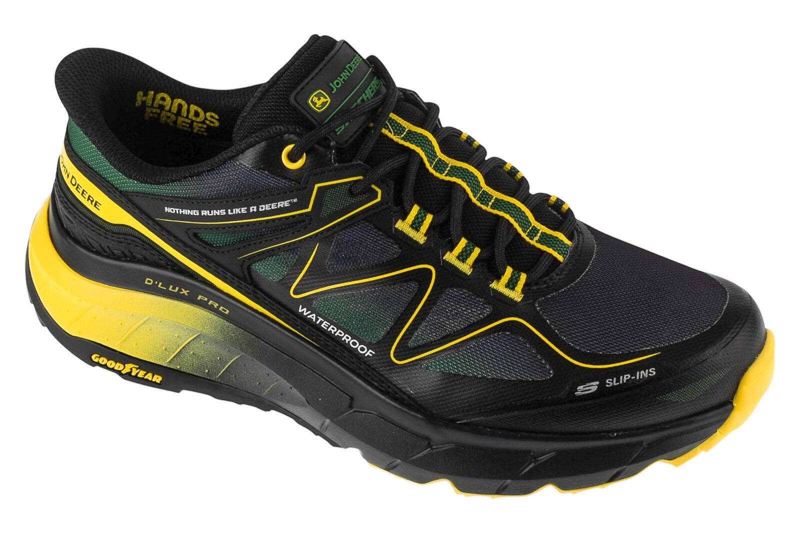 Buty do biegania męskie, Slip-ins John Deere Waterproof Relaxed Fit D'Lux Pro