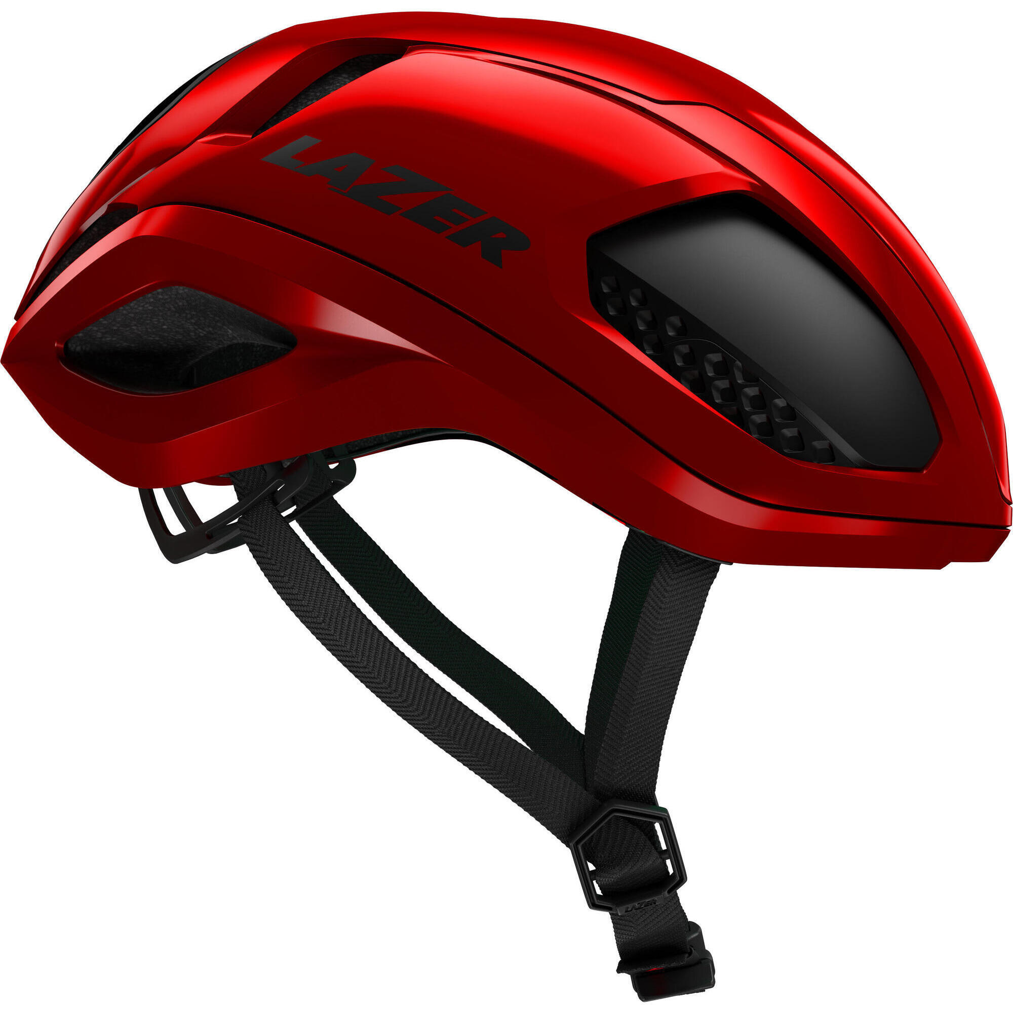 Kask rowerowy Vento KinetiCore  metaliczny czerwony