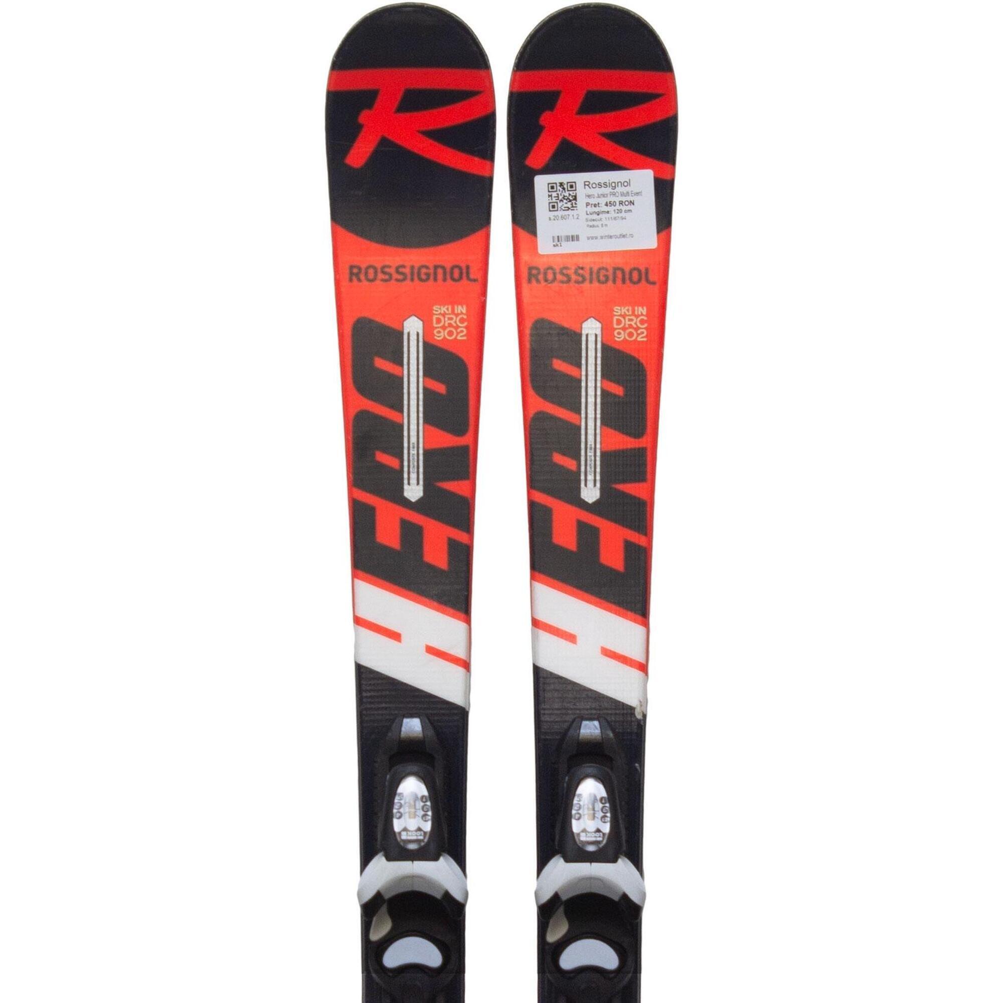 Second Life- Narty ROSSIGNOL Hero Junior PRO Multi Event  120 cm - Stan dobry