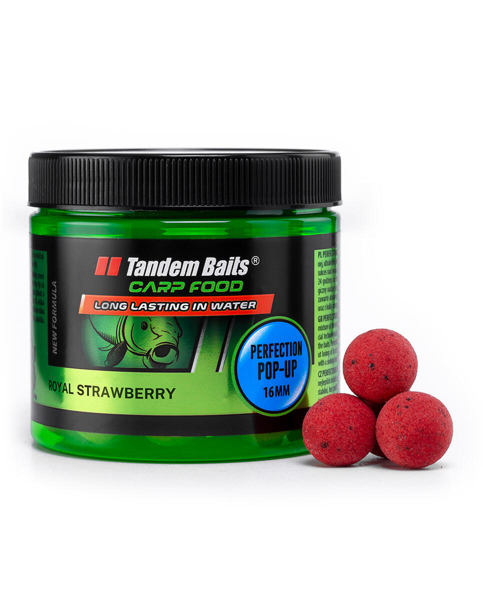 Kulki Haczykowe Carp Food Perfection Hookers 18mm/120g Doskonała Truskawka