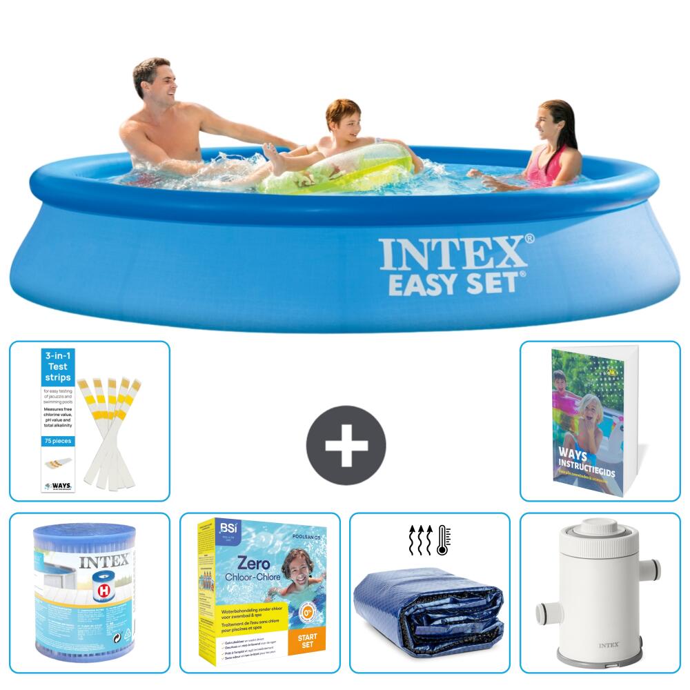 INTEX Basen Easy Set Okrągły - 305x61 cm - 7-częściowy S65