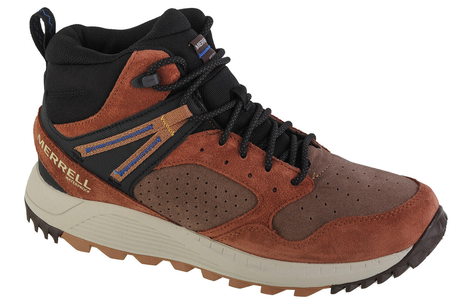Buty zimowe męskie, Merrell Wildwood Sneaker Mid WP