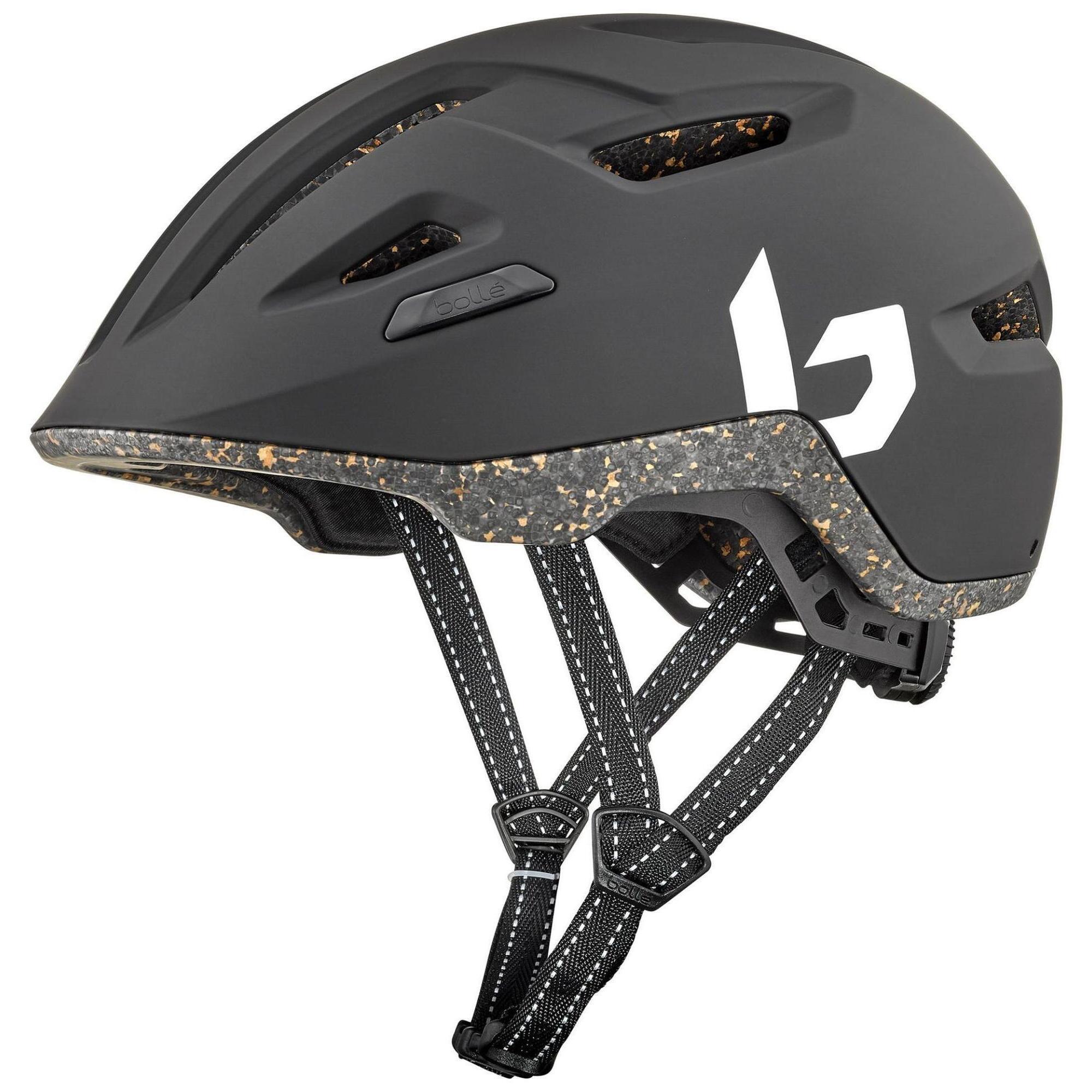 Kask rowerowy miejski „Eco Stance” czarny matowy
