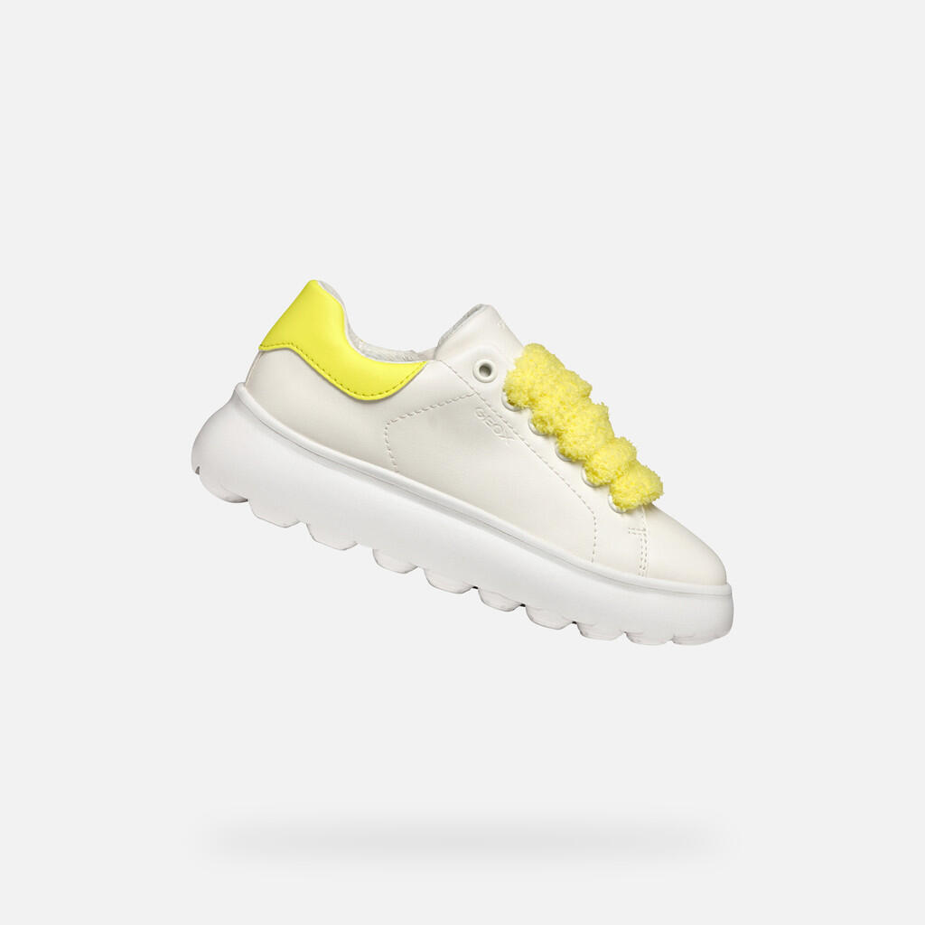 Buty GEOX J PUFFYPOP GIRL Biały