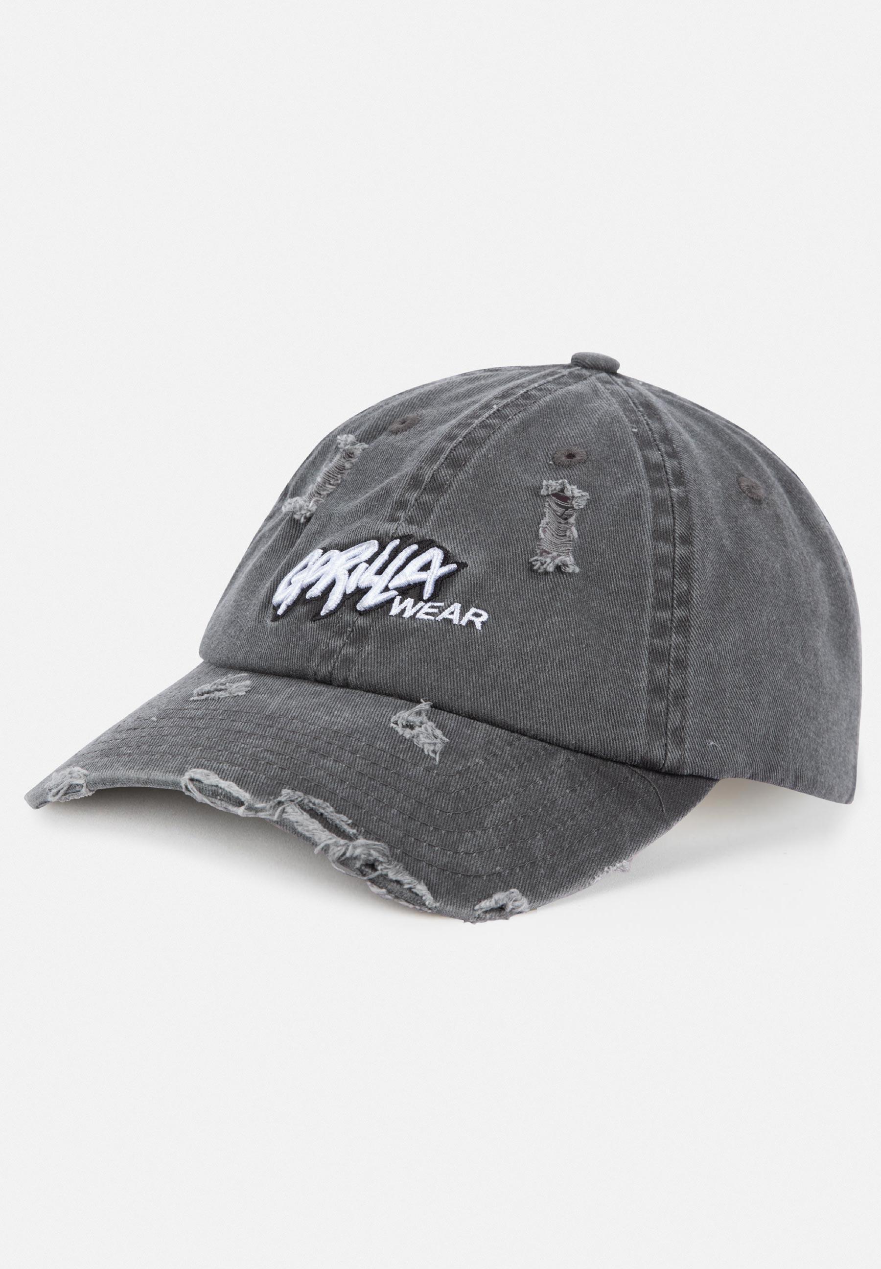 Galway Distressed Czapka - Washed Szary