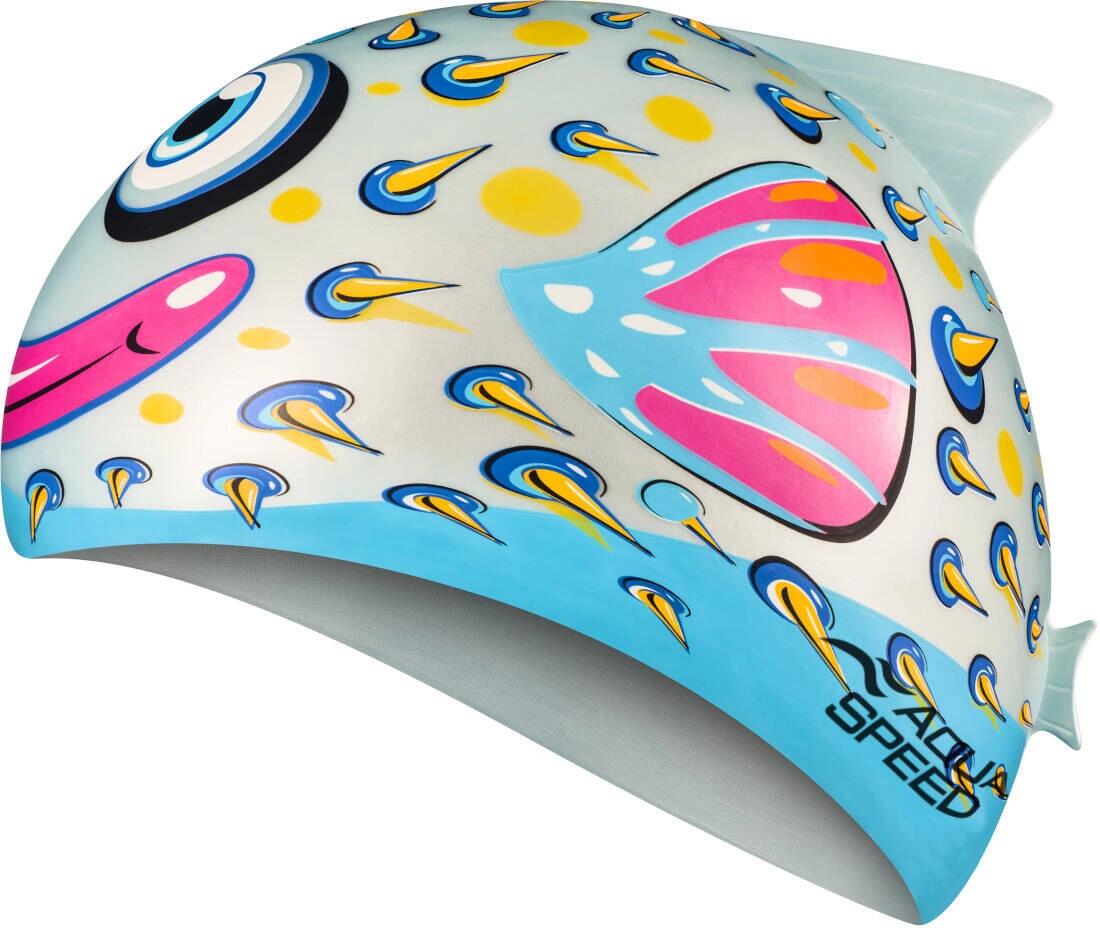 Czepek pływacki silikonowy dla dzieci Aqua Speed Fish
